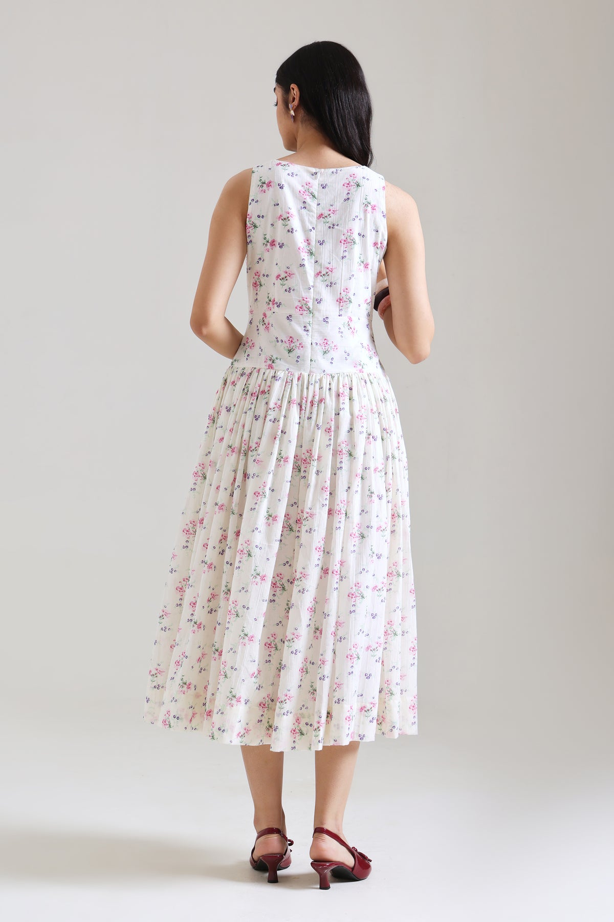 Cotton Midi Dress for Women