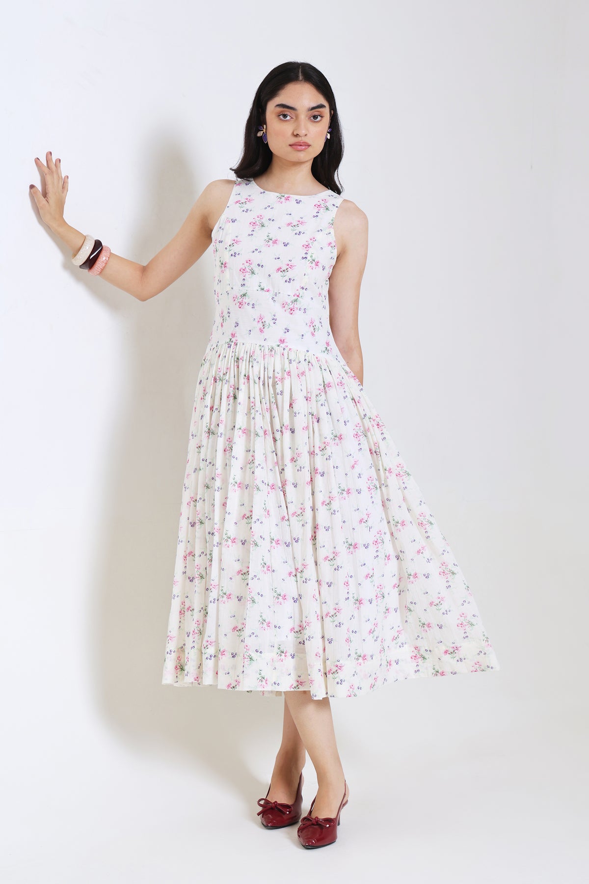 Cotton Midi Dress for Women