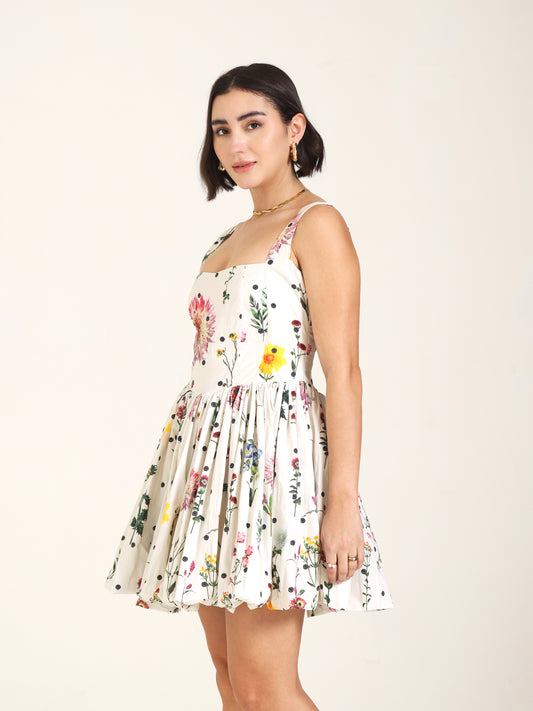 Pearl Garden Short Bubble Dress
