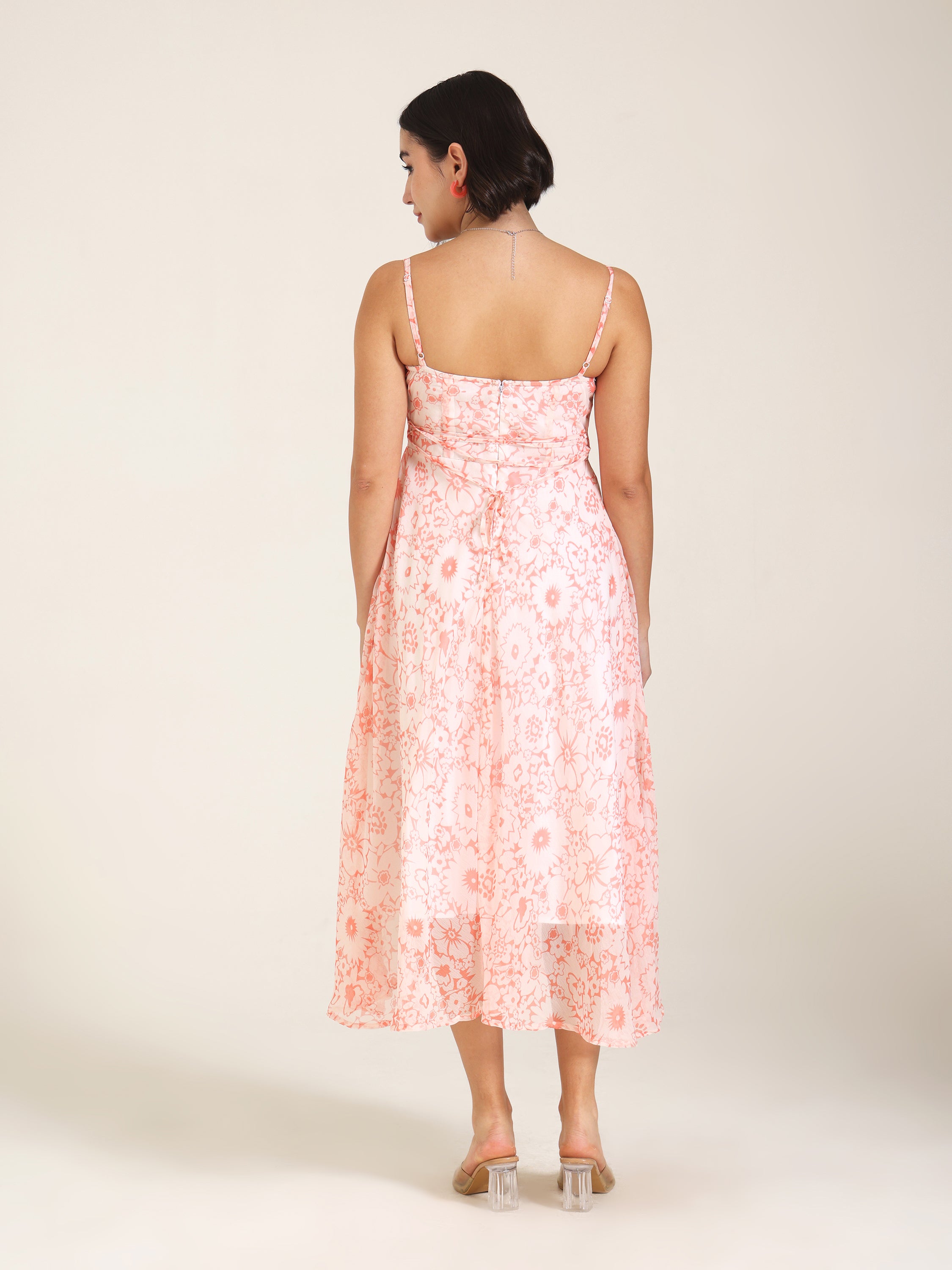 Peach Blossom light-weight Chiffon