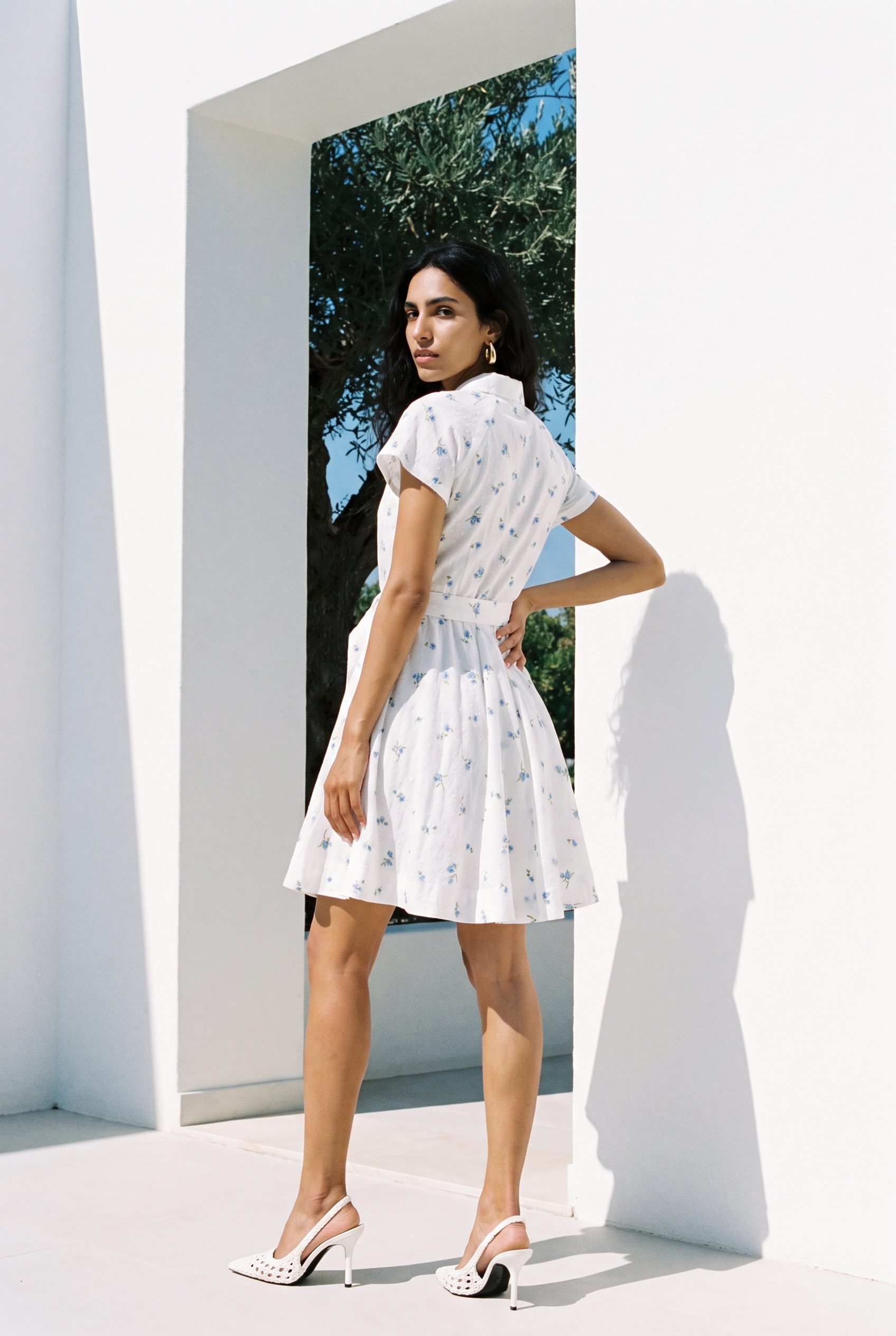 Rain on Roses Mini Dress