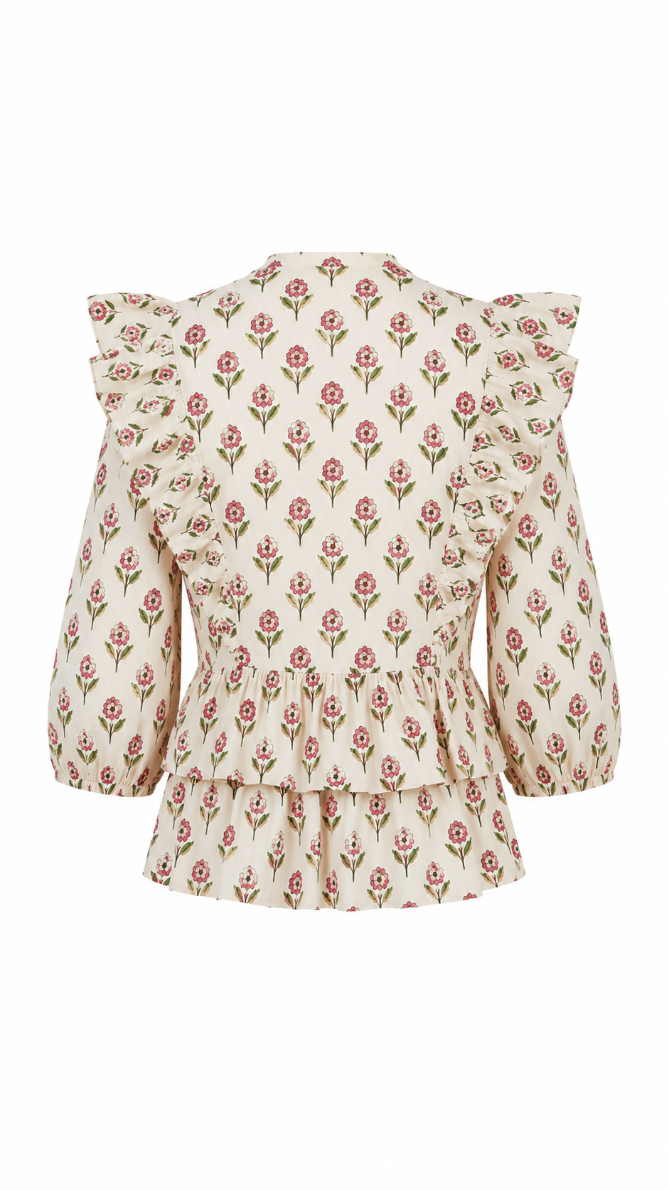 Posy Ruffle Top