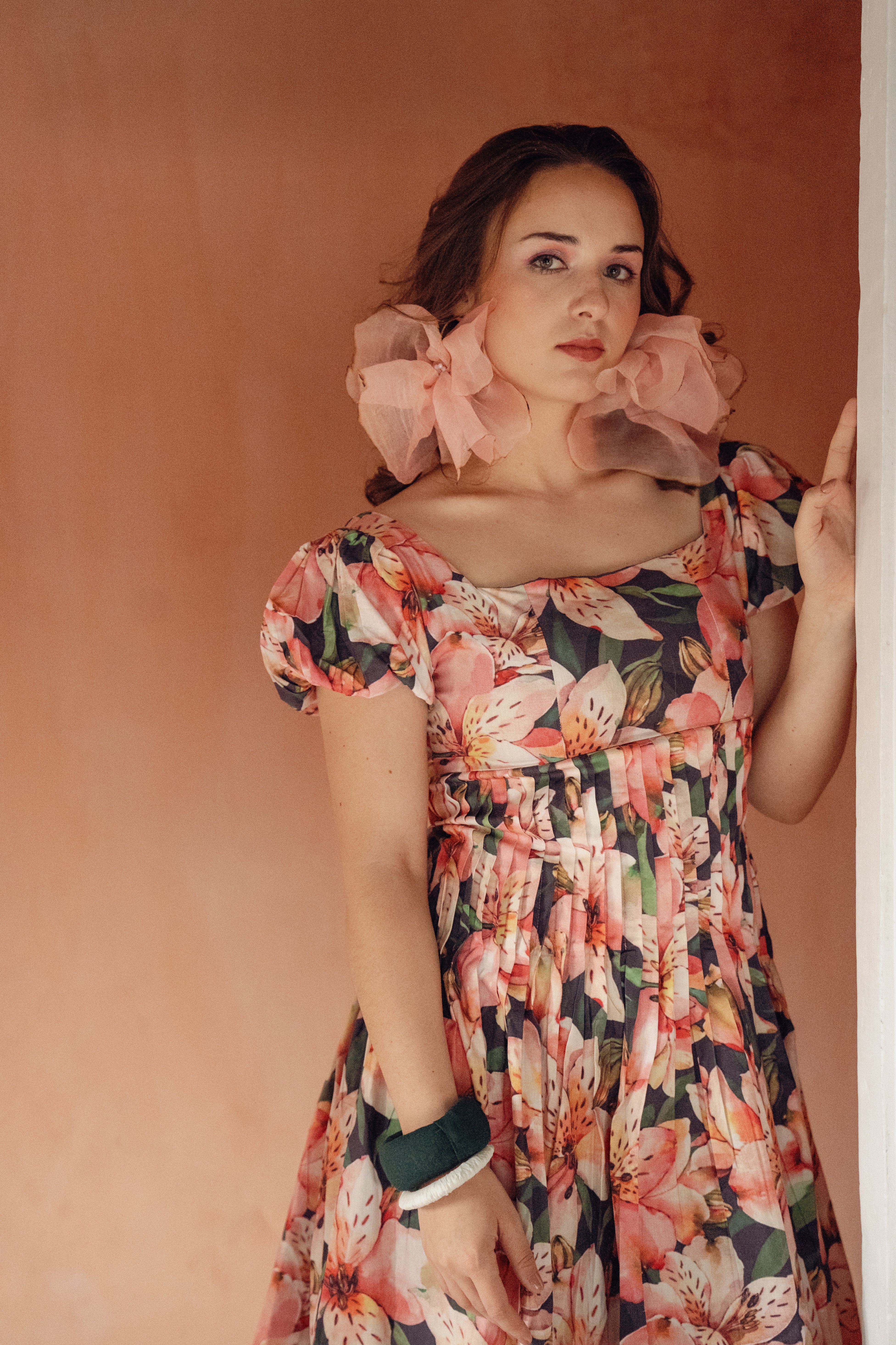 Peony Meadow Mini Dress