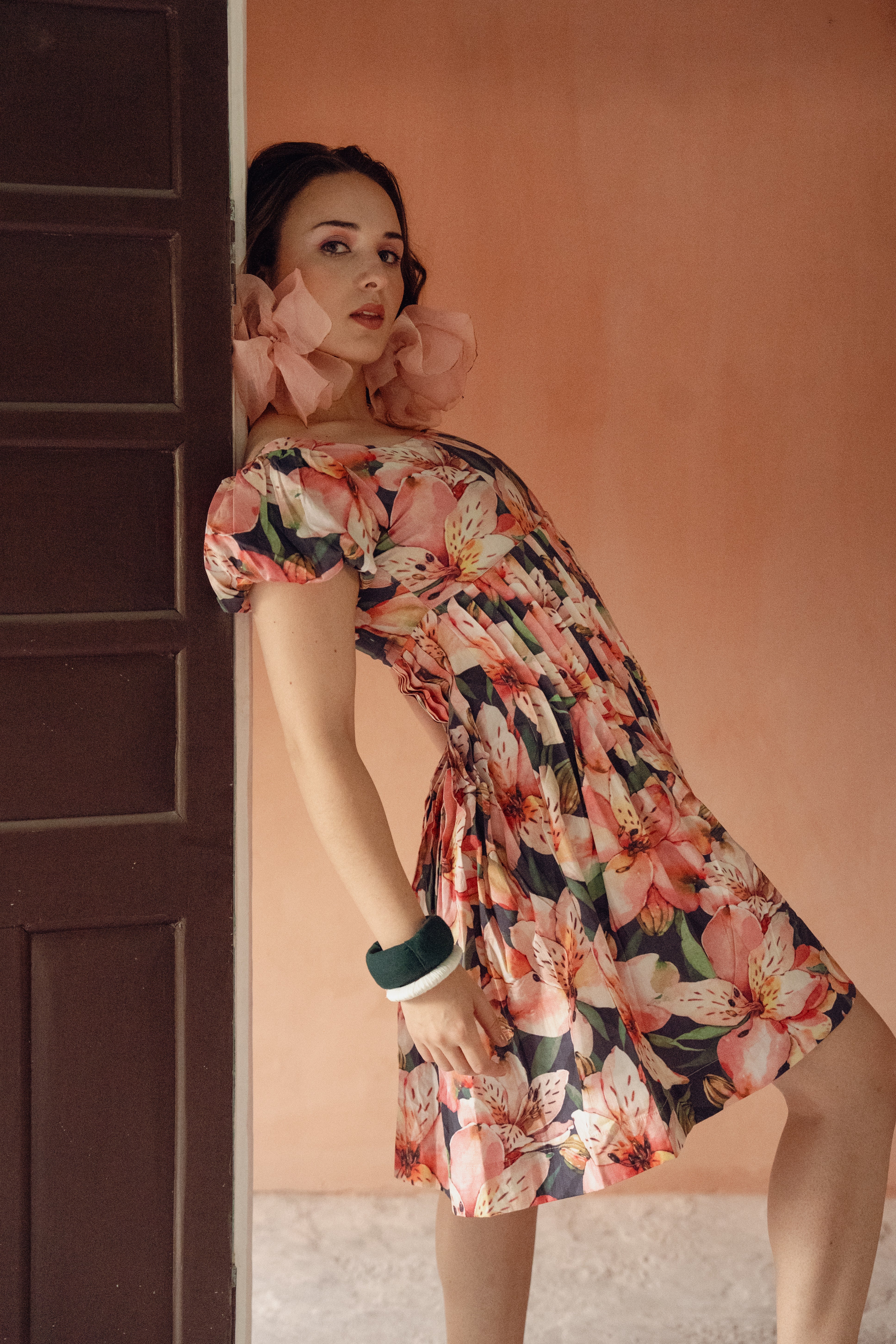 Peony Meadow Mini Dress