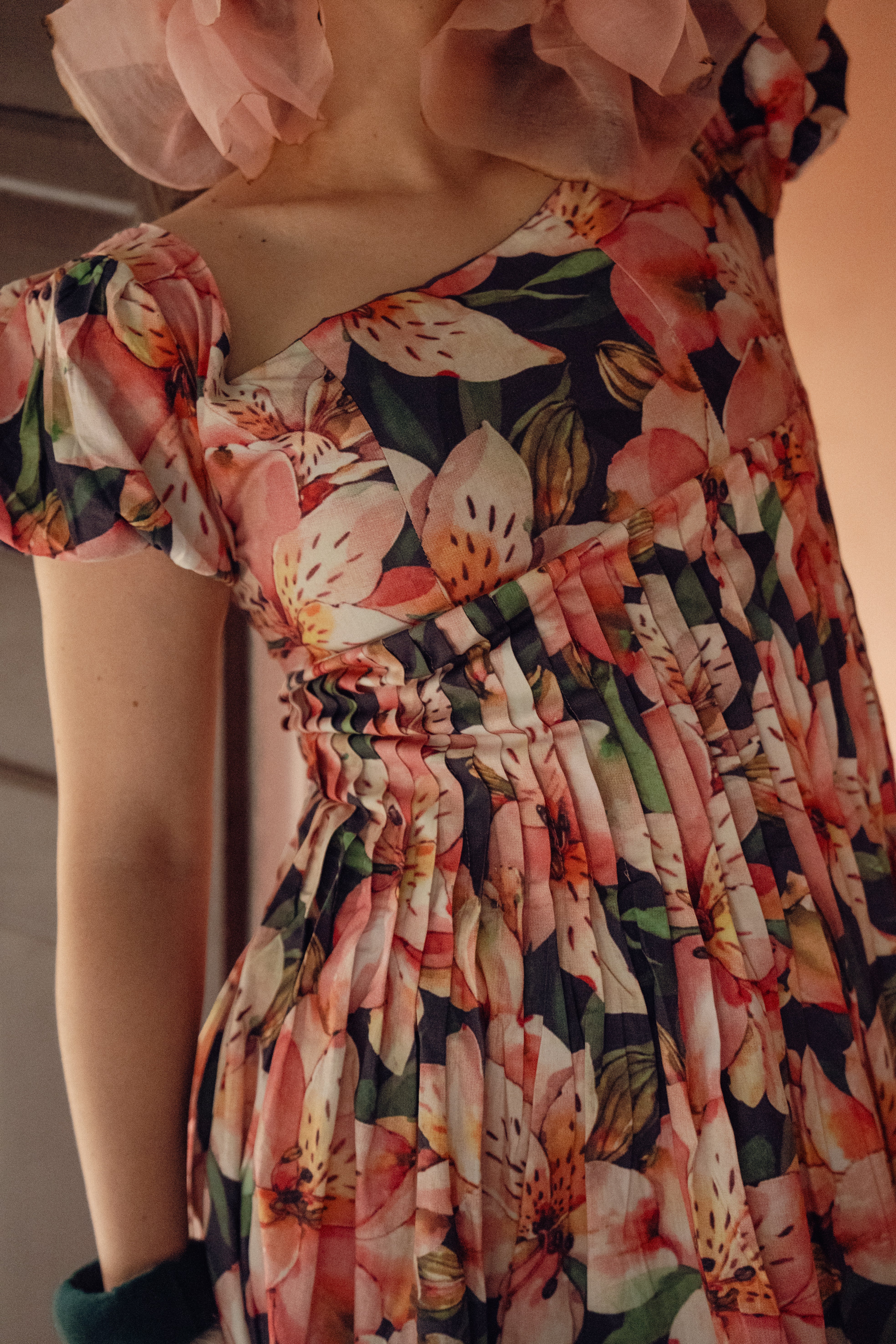 Peony Meadow Mini Dress
