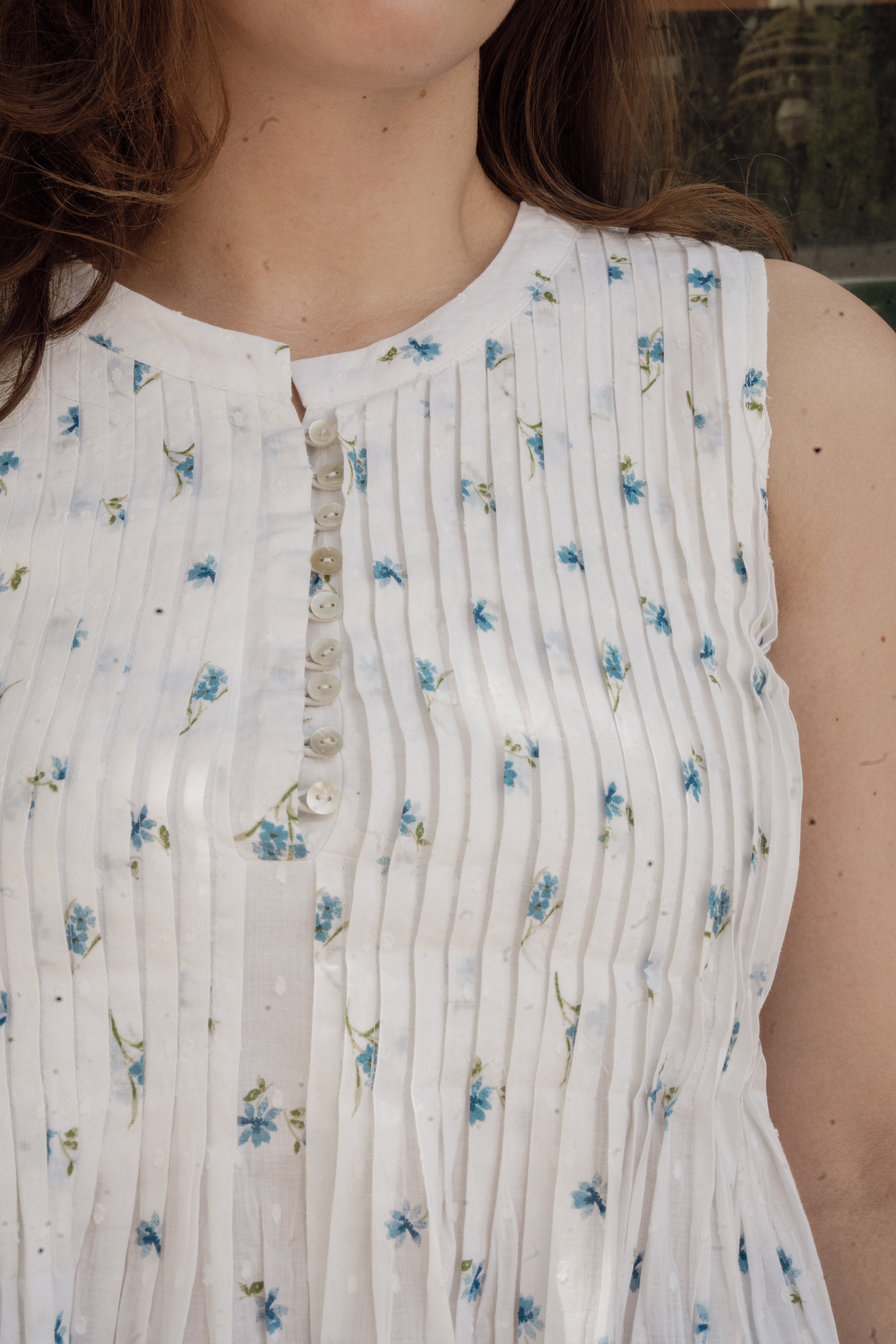 Bluebell Pleat Top
