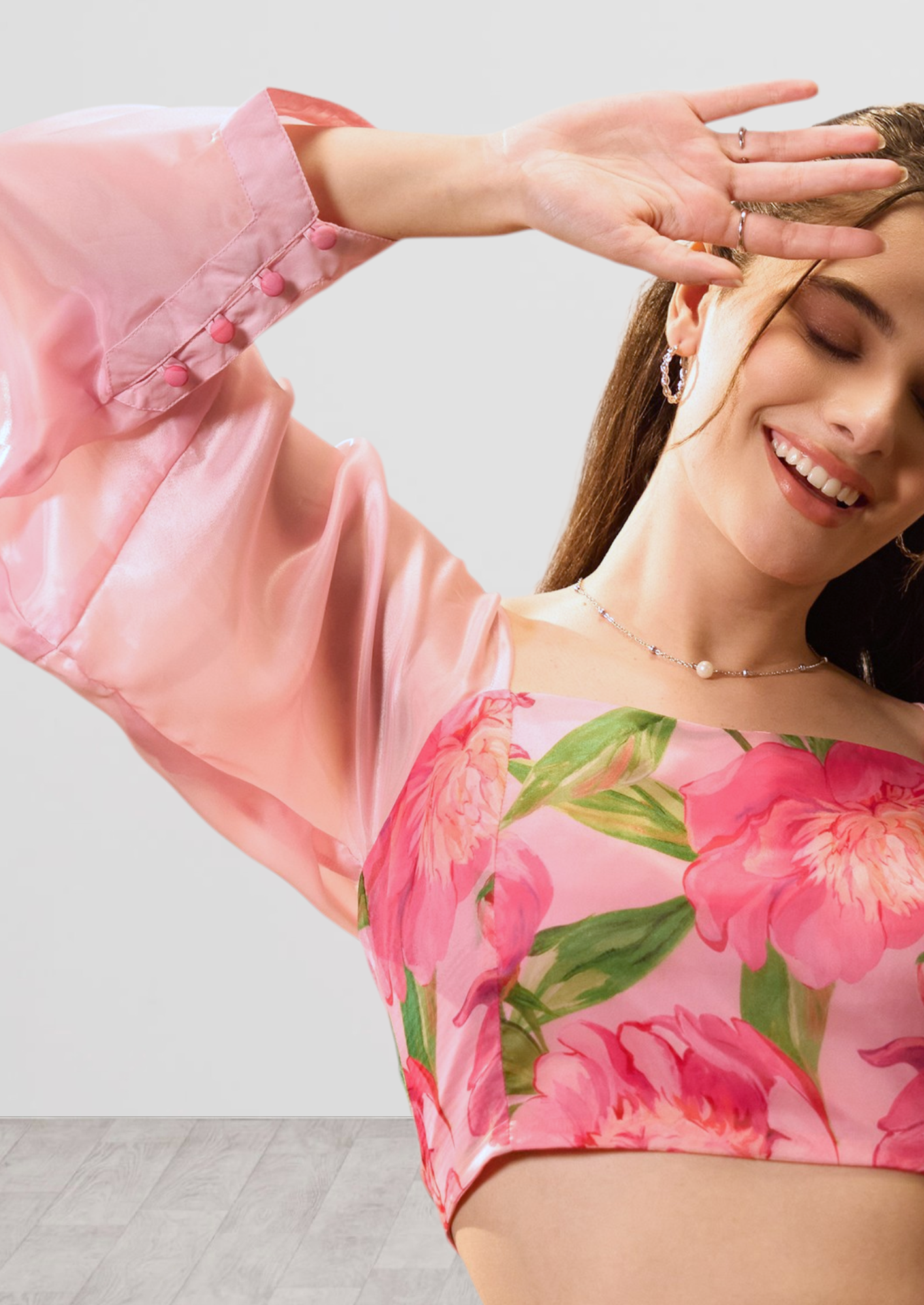 Peony Meadow Crop Top