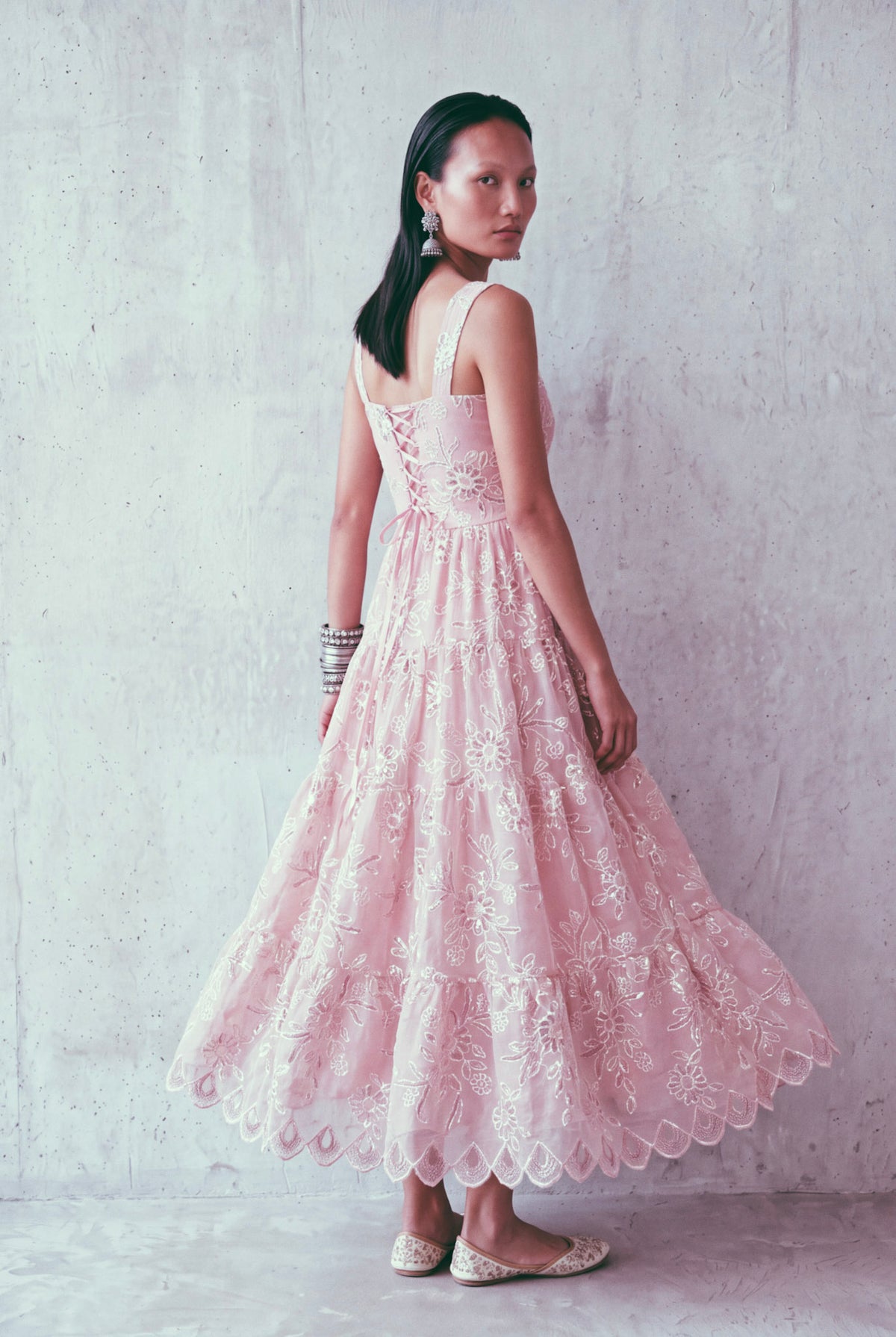 Dahlia Embroidered Maxi Dress