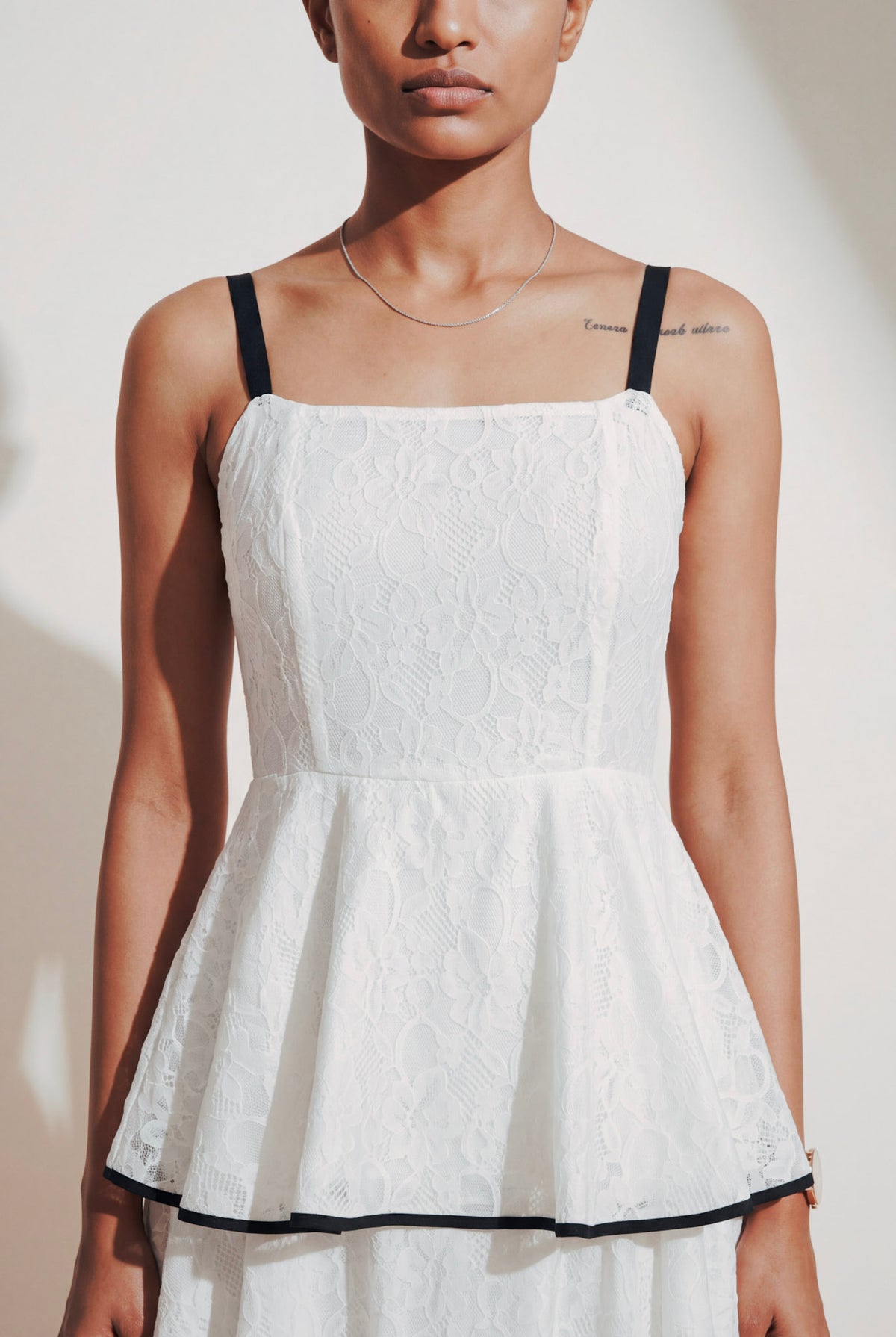 Step Tiered Midi Dress
