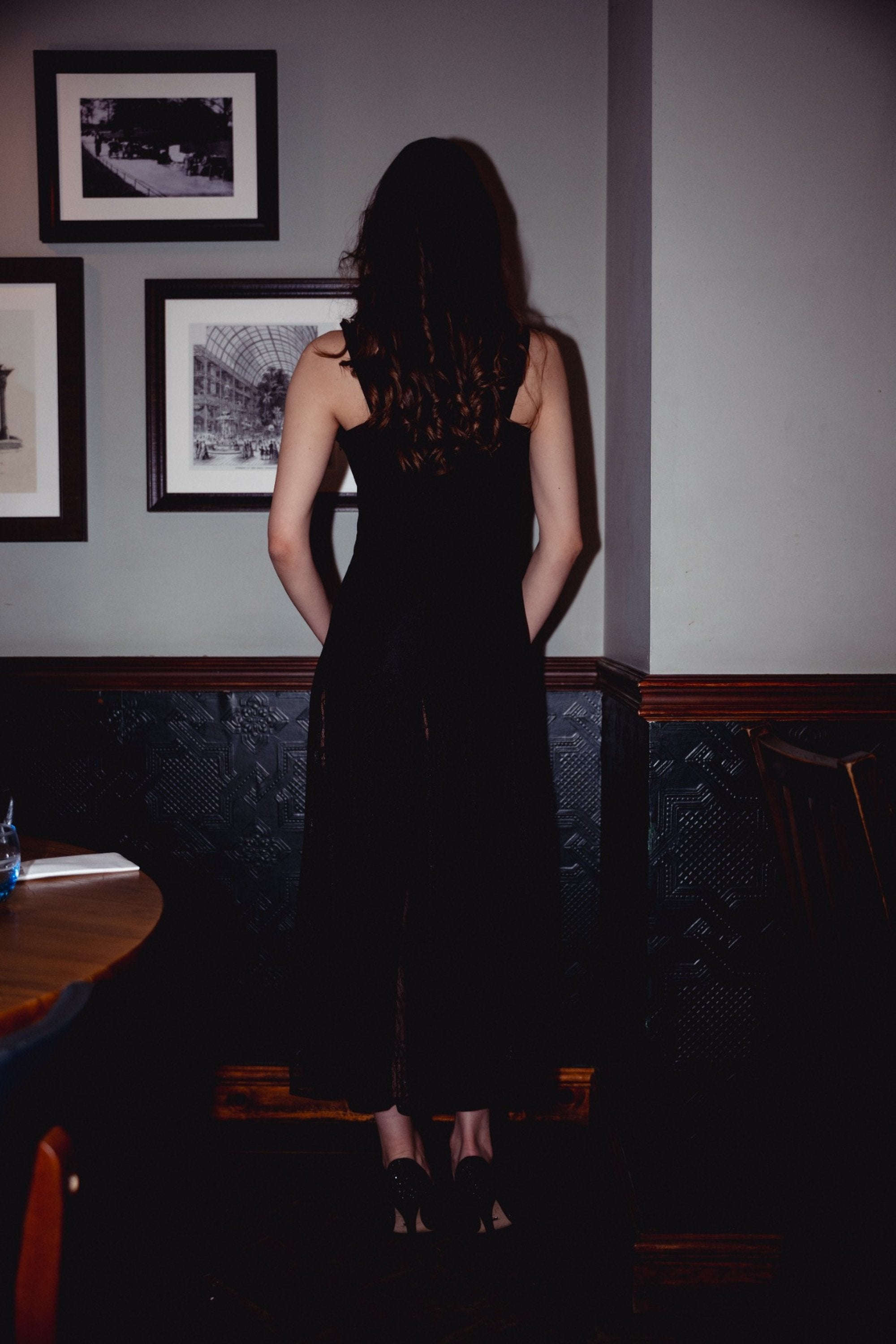 Classic Black Midi Dress