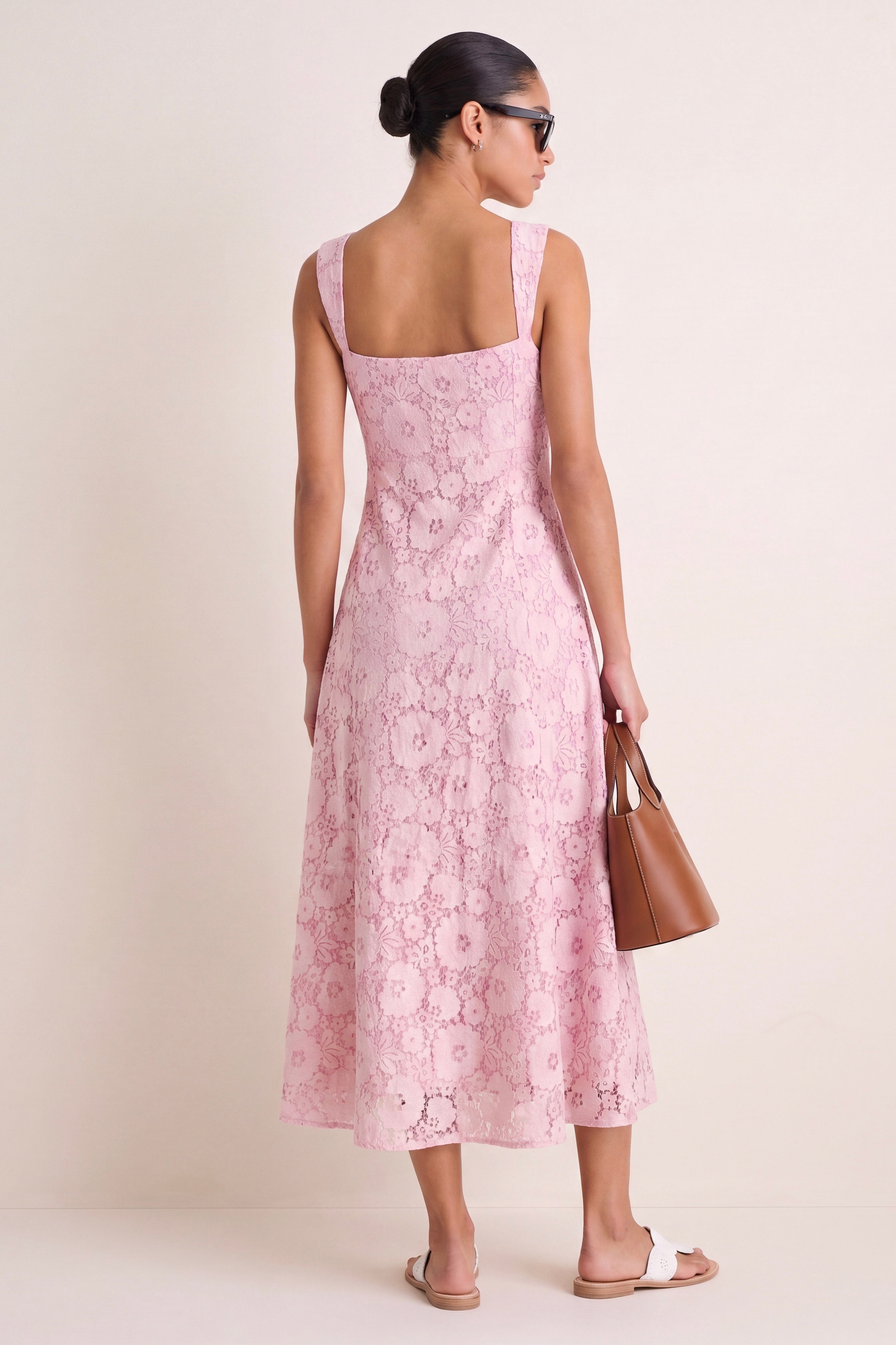 Sophia Lace Midi Dress