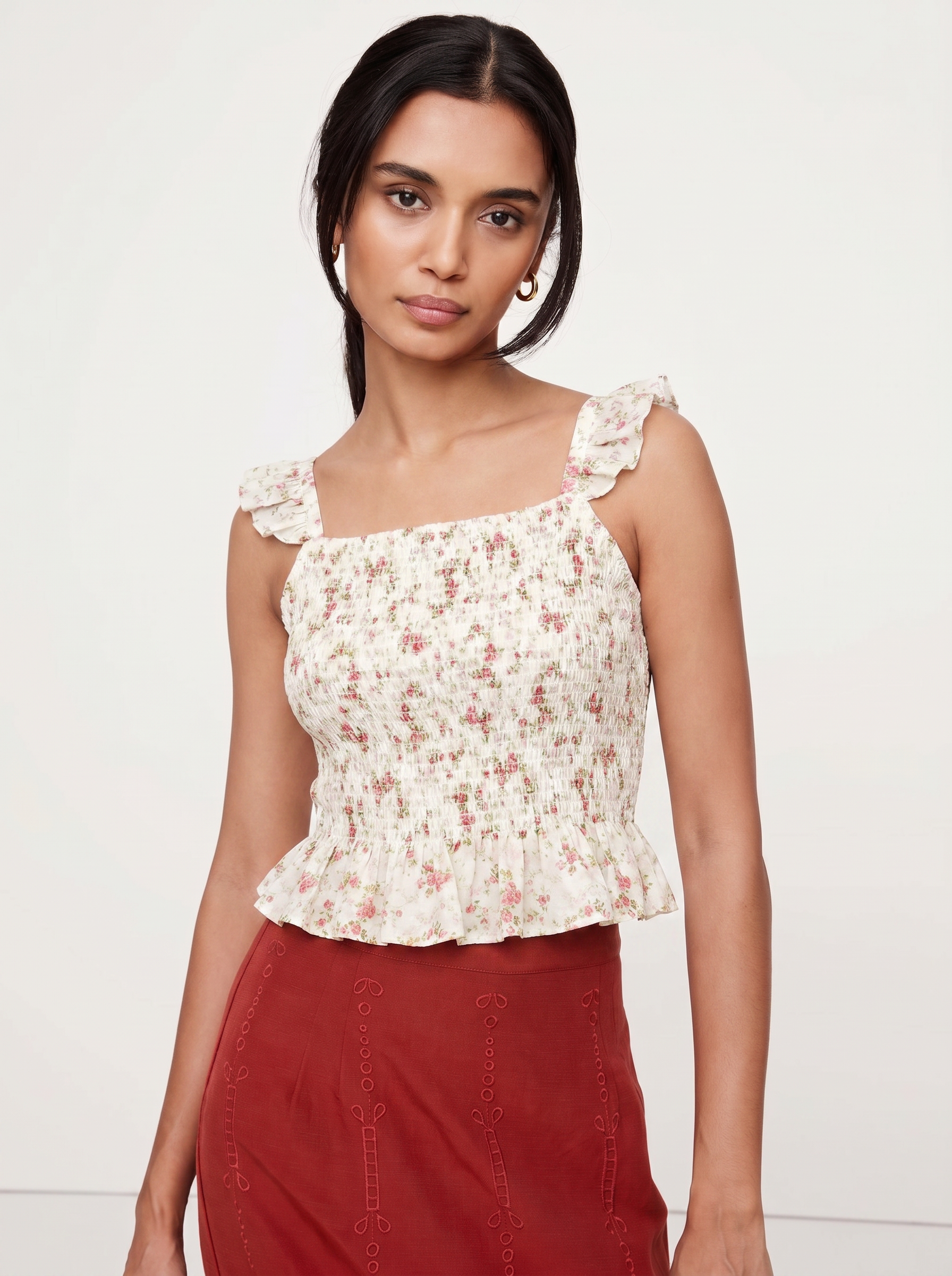 Petal Smock Top