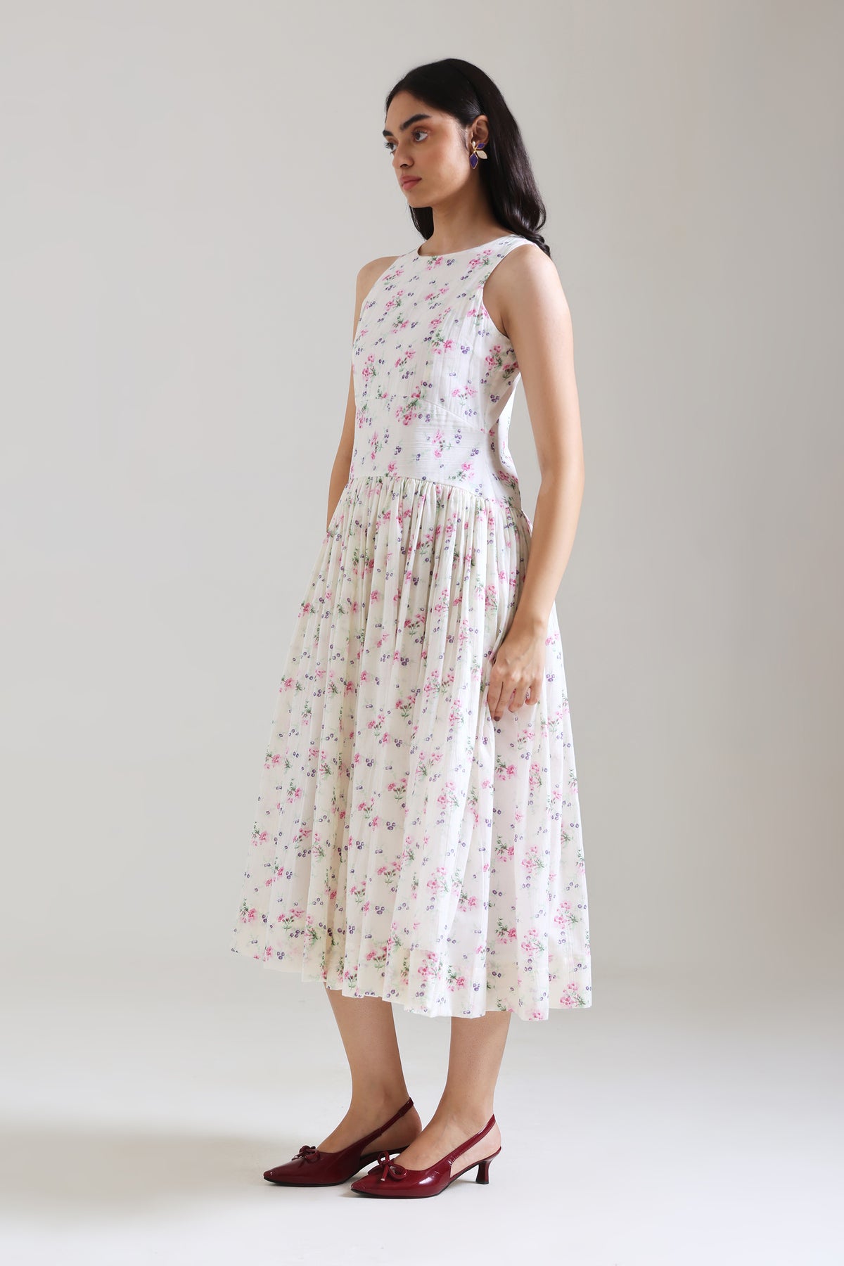 Cotton Midi Dress for Women