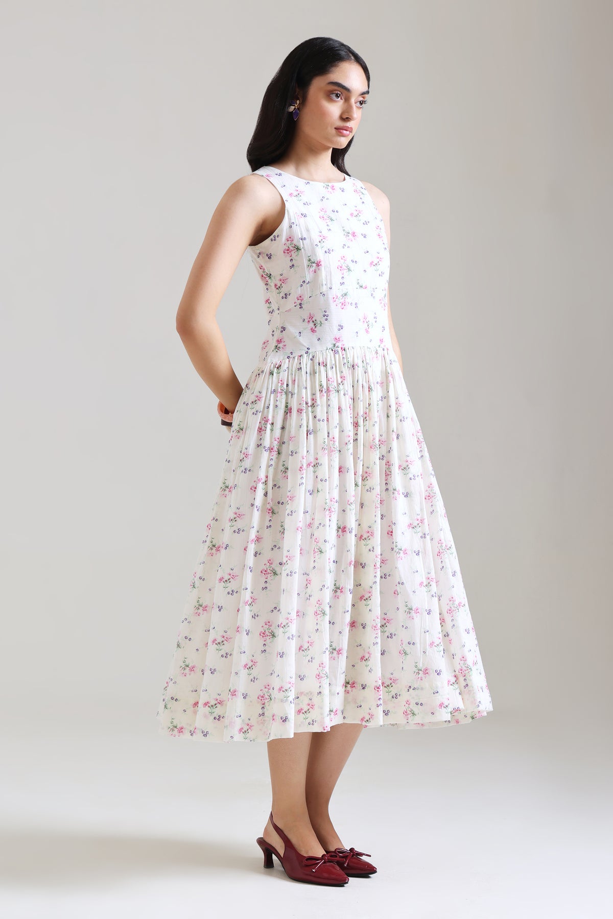 Cotton Midi Dress for Women