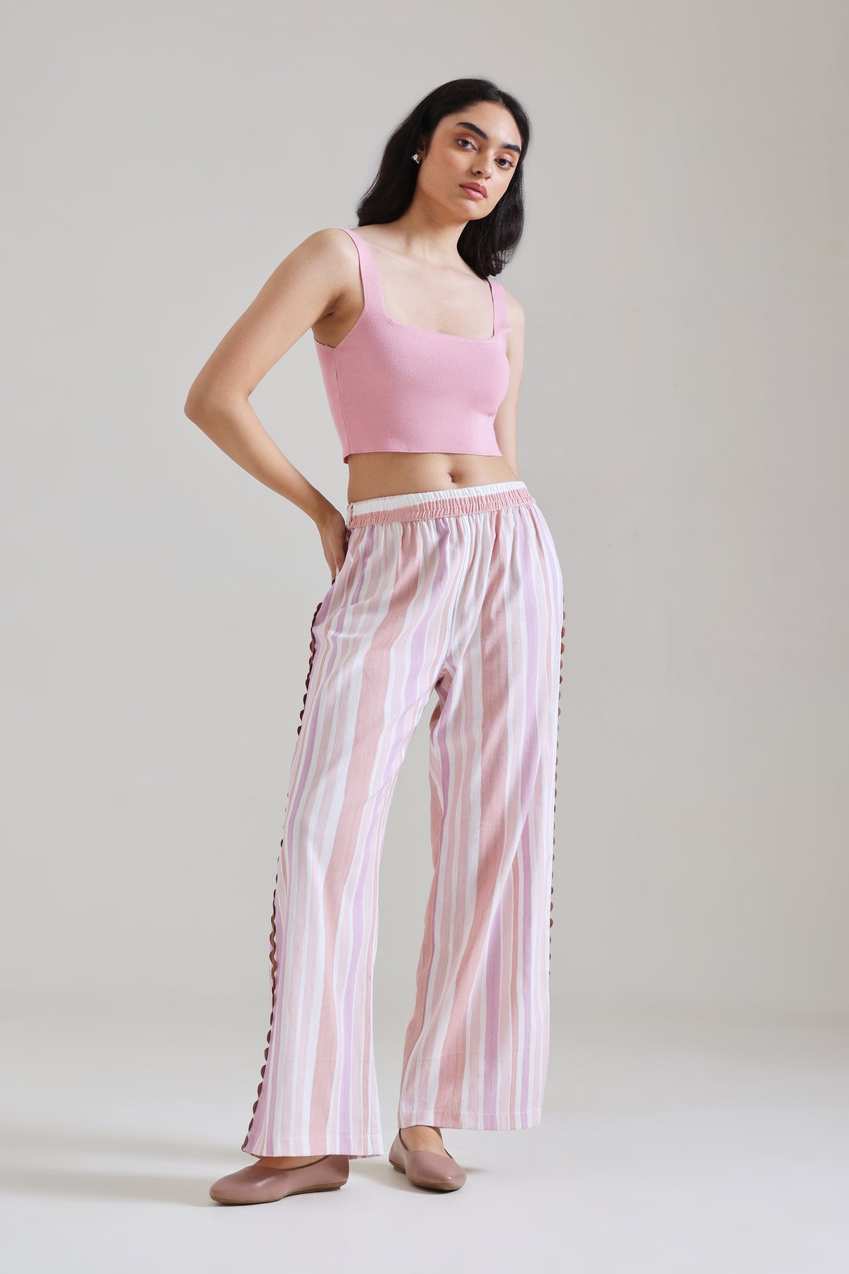 Striped Trousers for Women