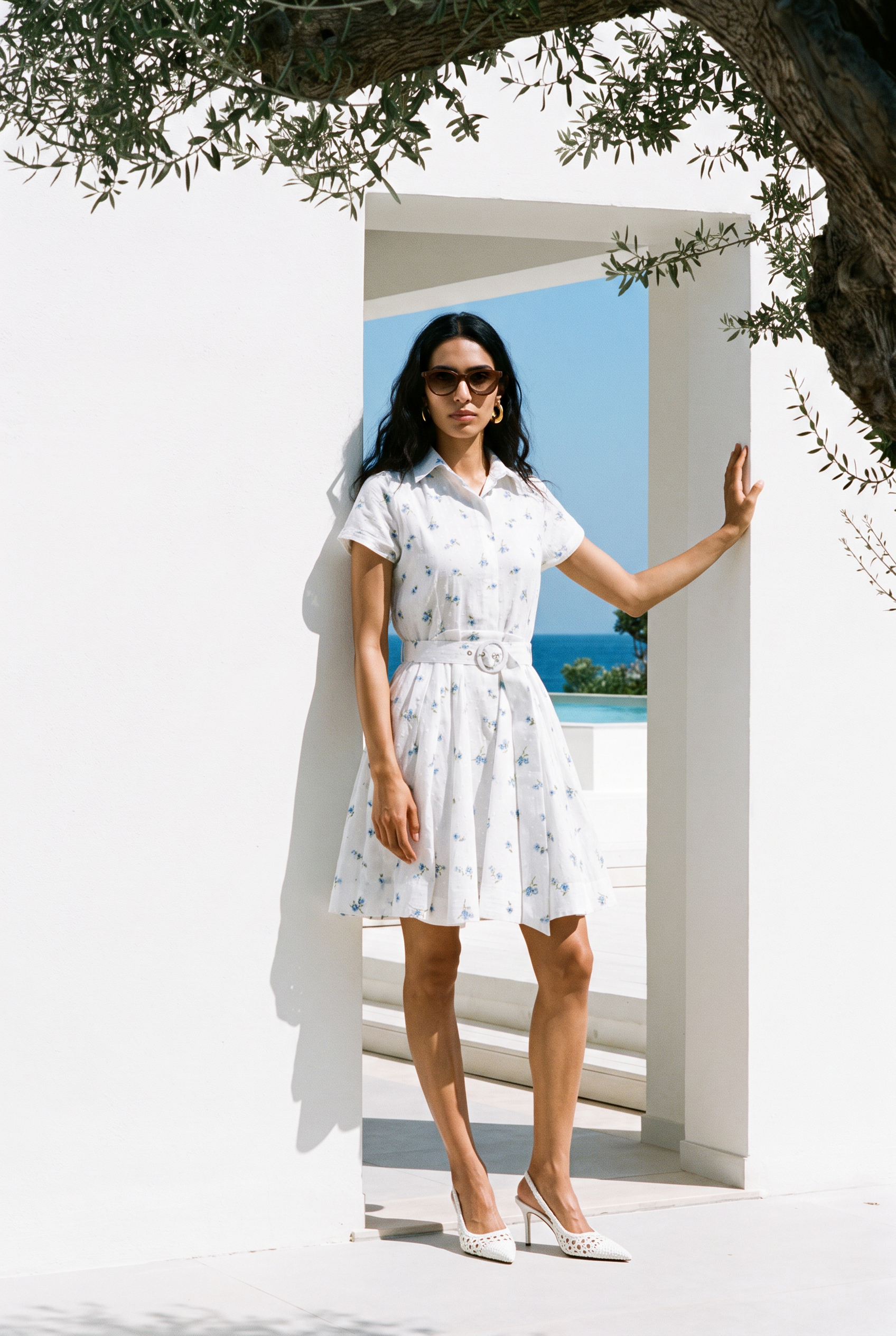 Rain on Roses Mini Dress
