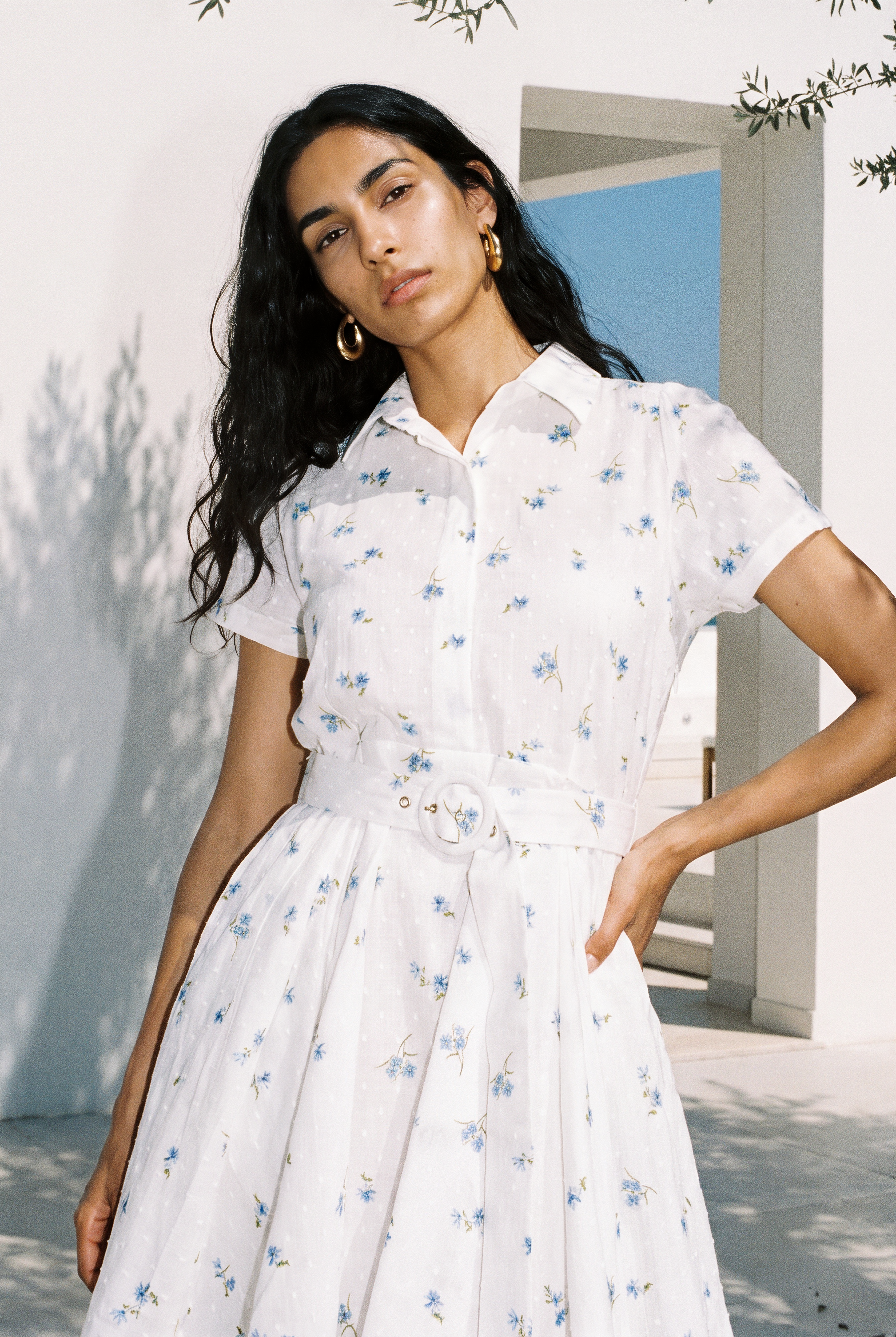 Rain on Roses Mini Dress