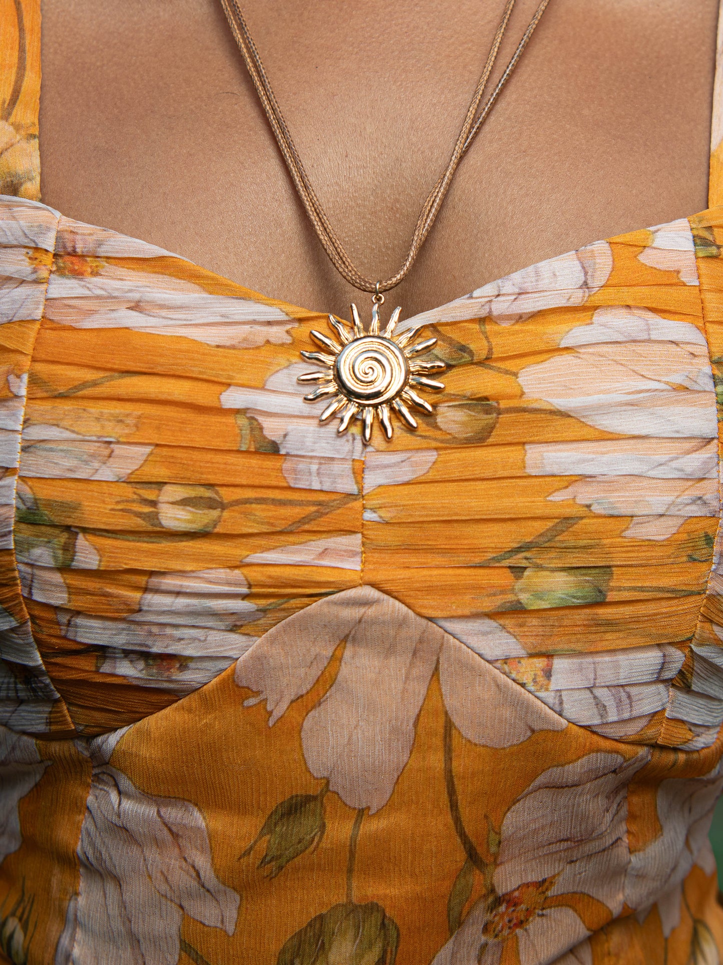 Marigold Ruffle Dress