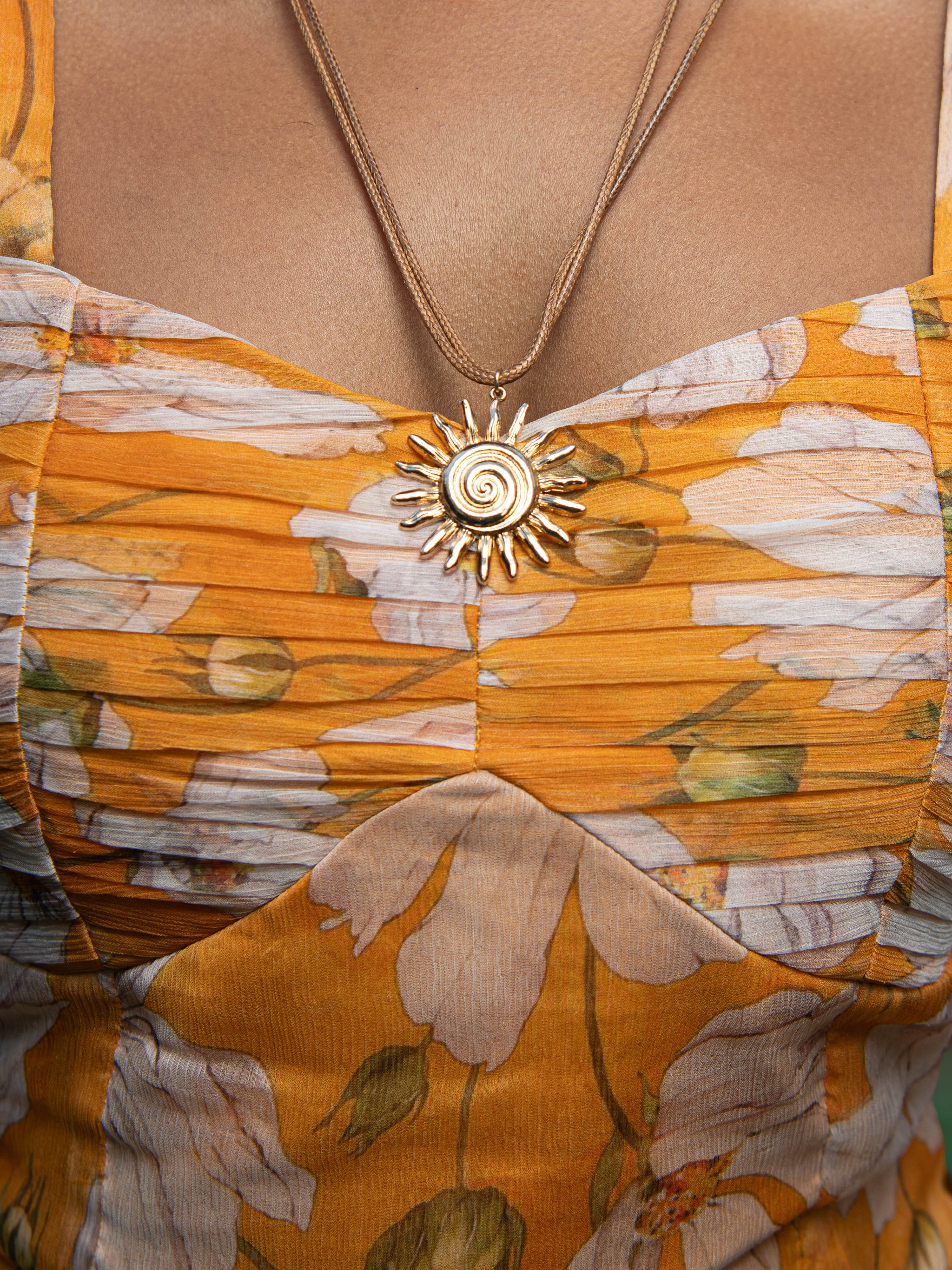 Marigold Ruffle Dress
