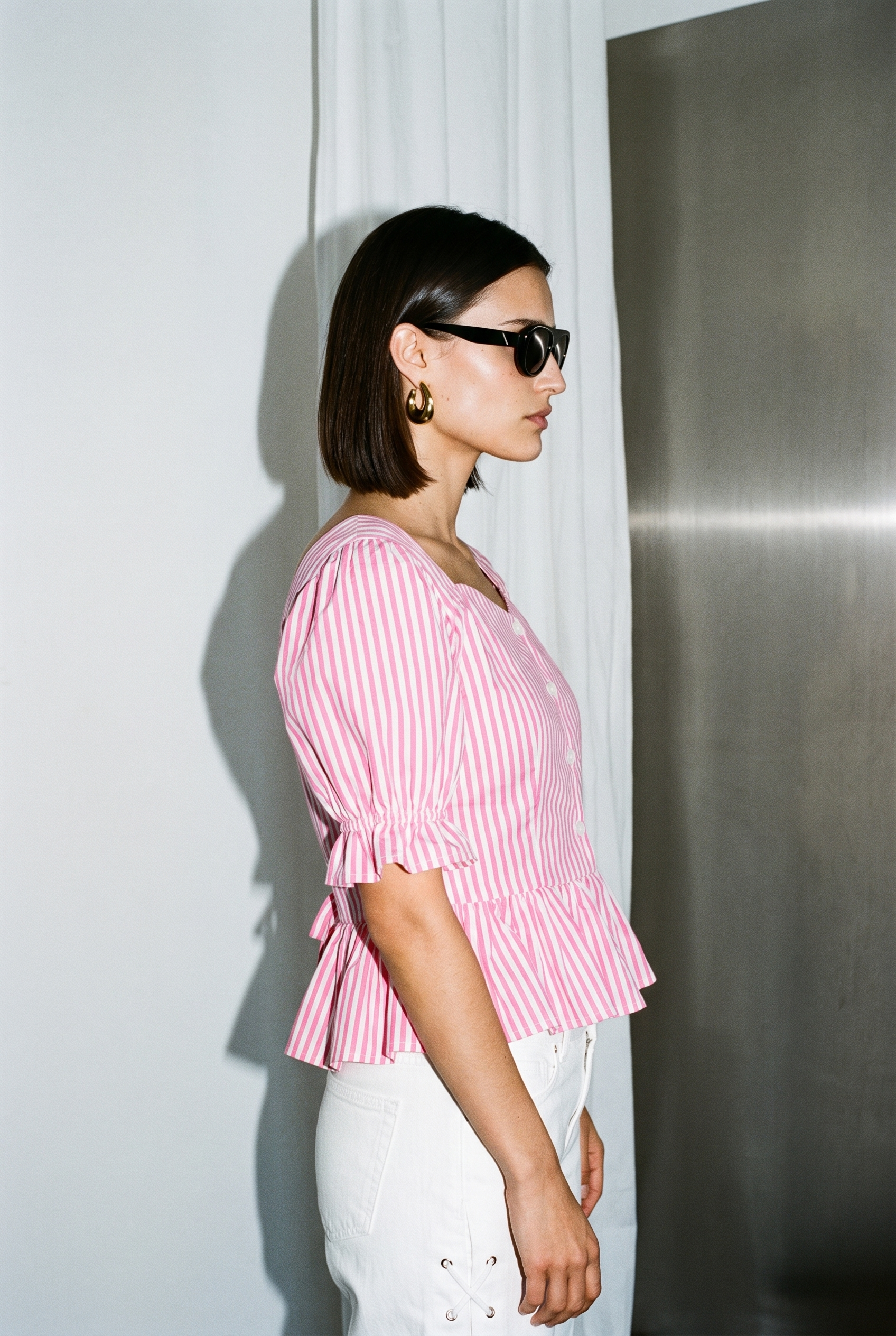 Sweetheart Peplum Crop Top