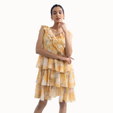 Marigold Reverie Ruffle Dress