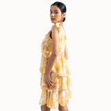 Marigold Reverie Ruffle Dress