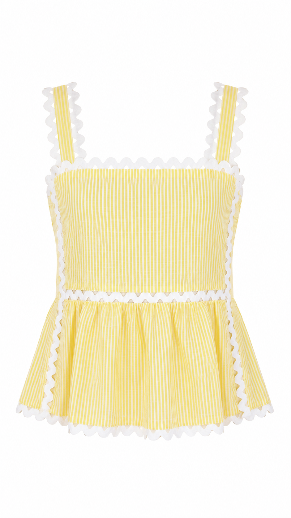 Butter Stripe Smock Top