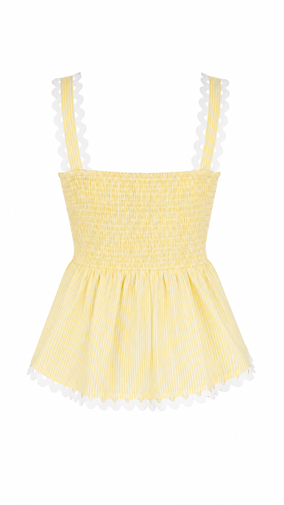 Butter Stripe Smock Top