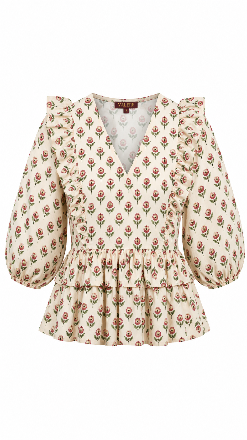 Posy Ruffle Top