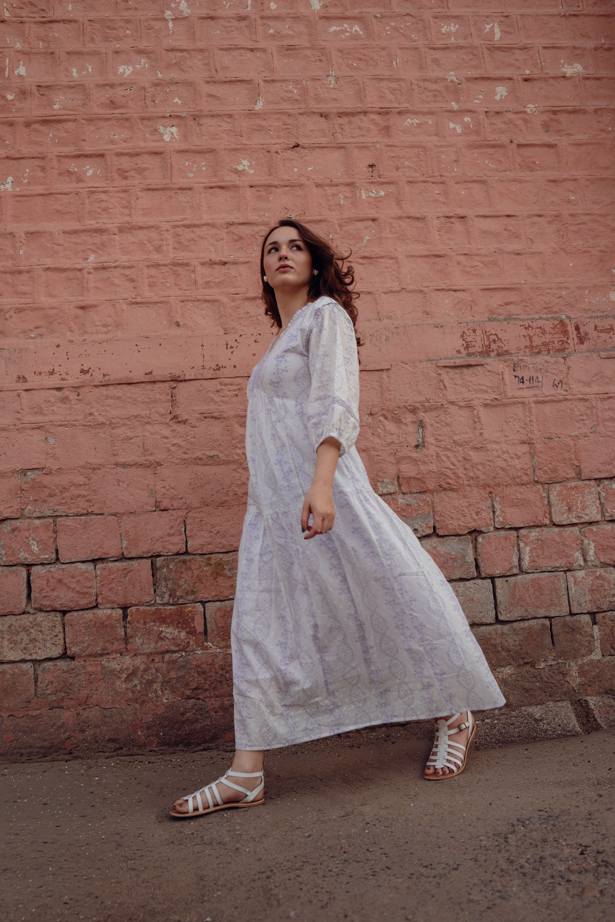 Softly Lavender Maxi Dress