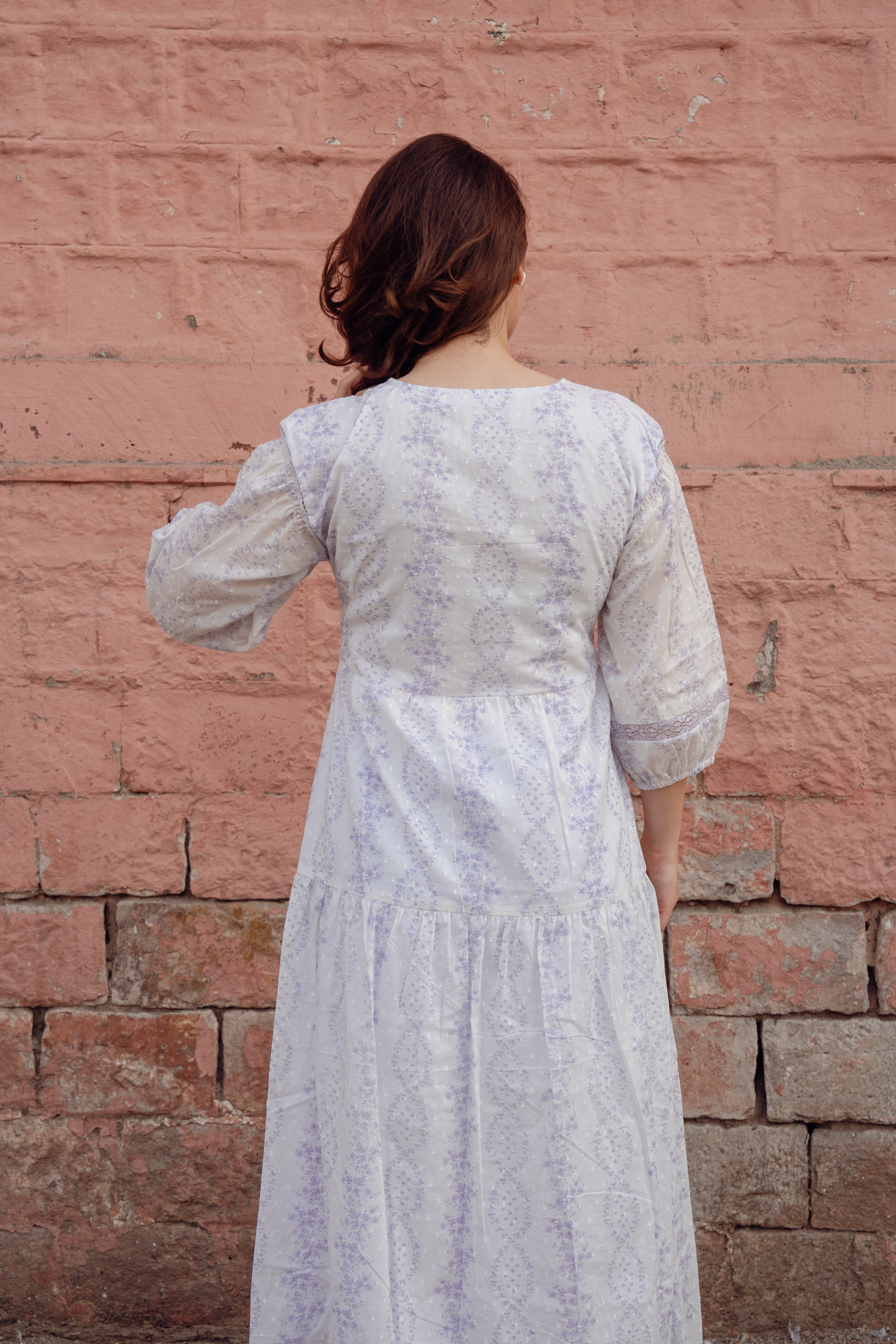 Softly Lavender Maxi Dress