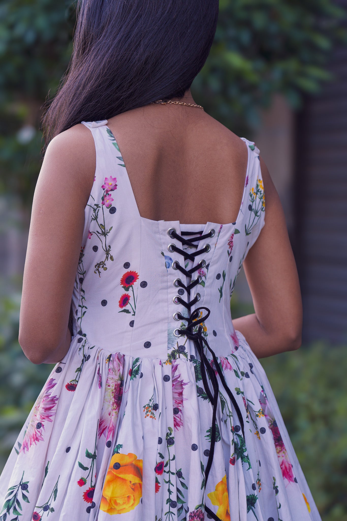 Pearl Garden Short Bubble Dress