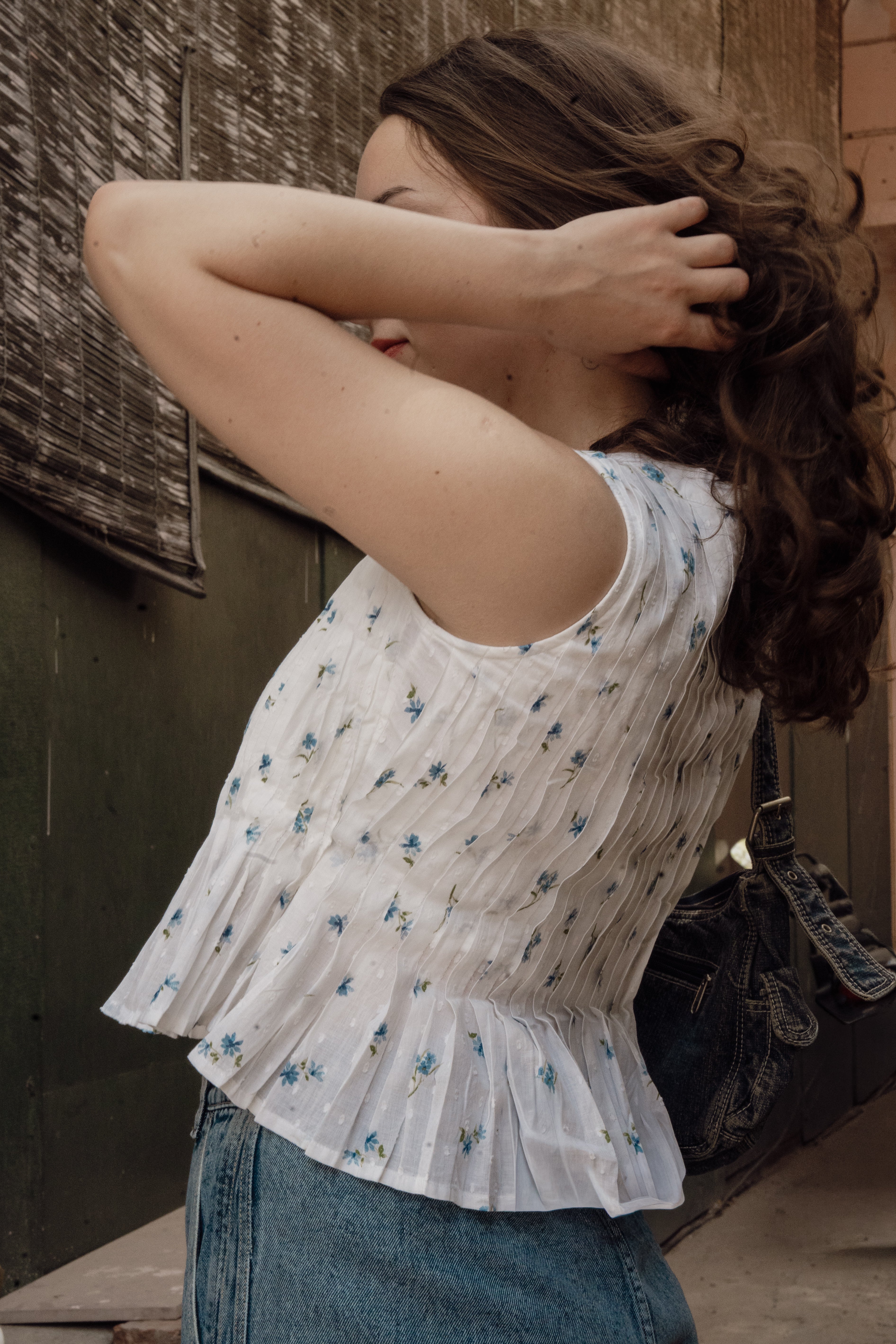 Bluebell Pleat Top