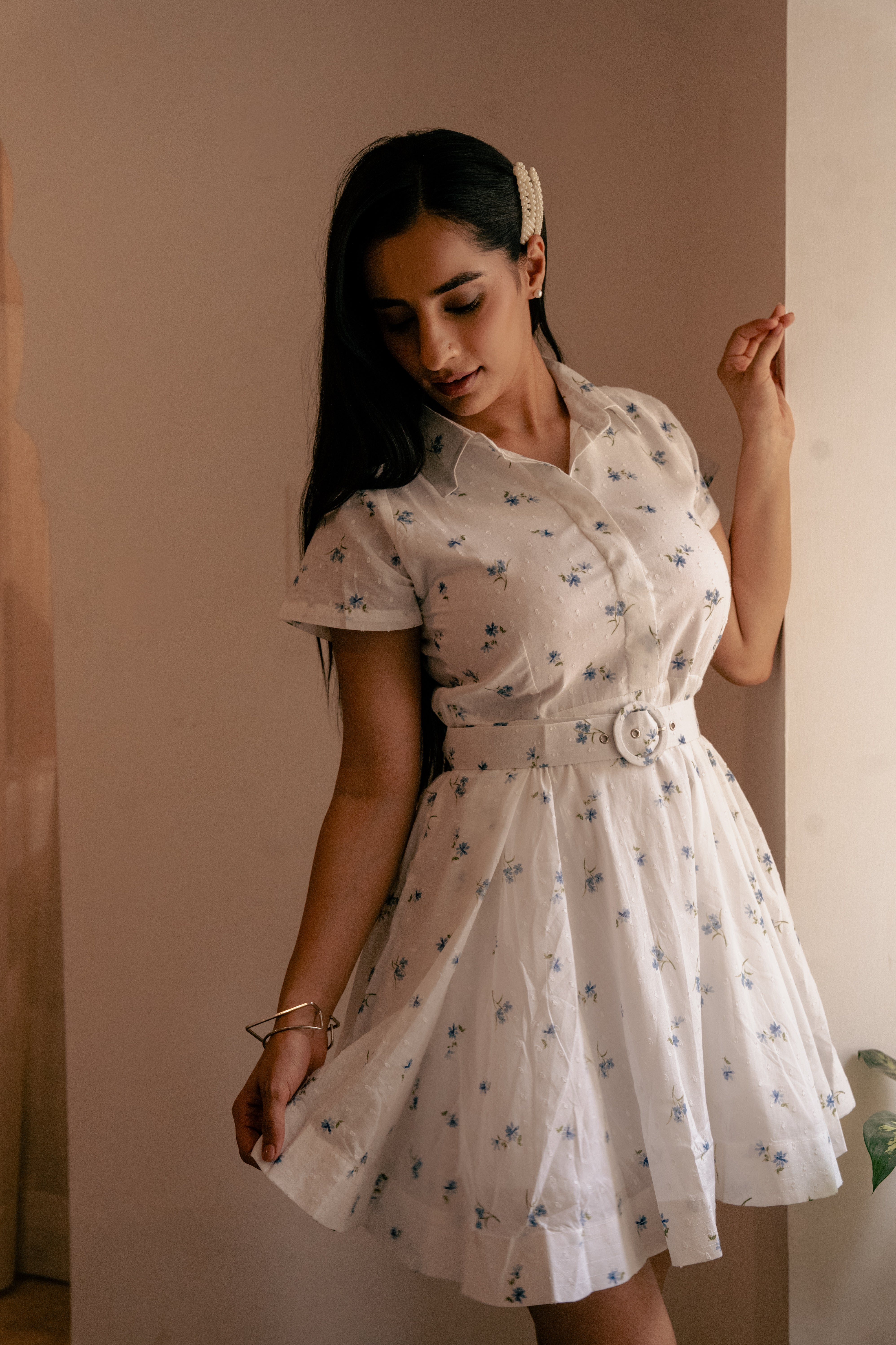 Rain on Roses Mini Dress