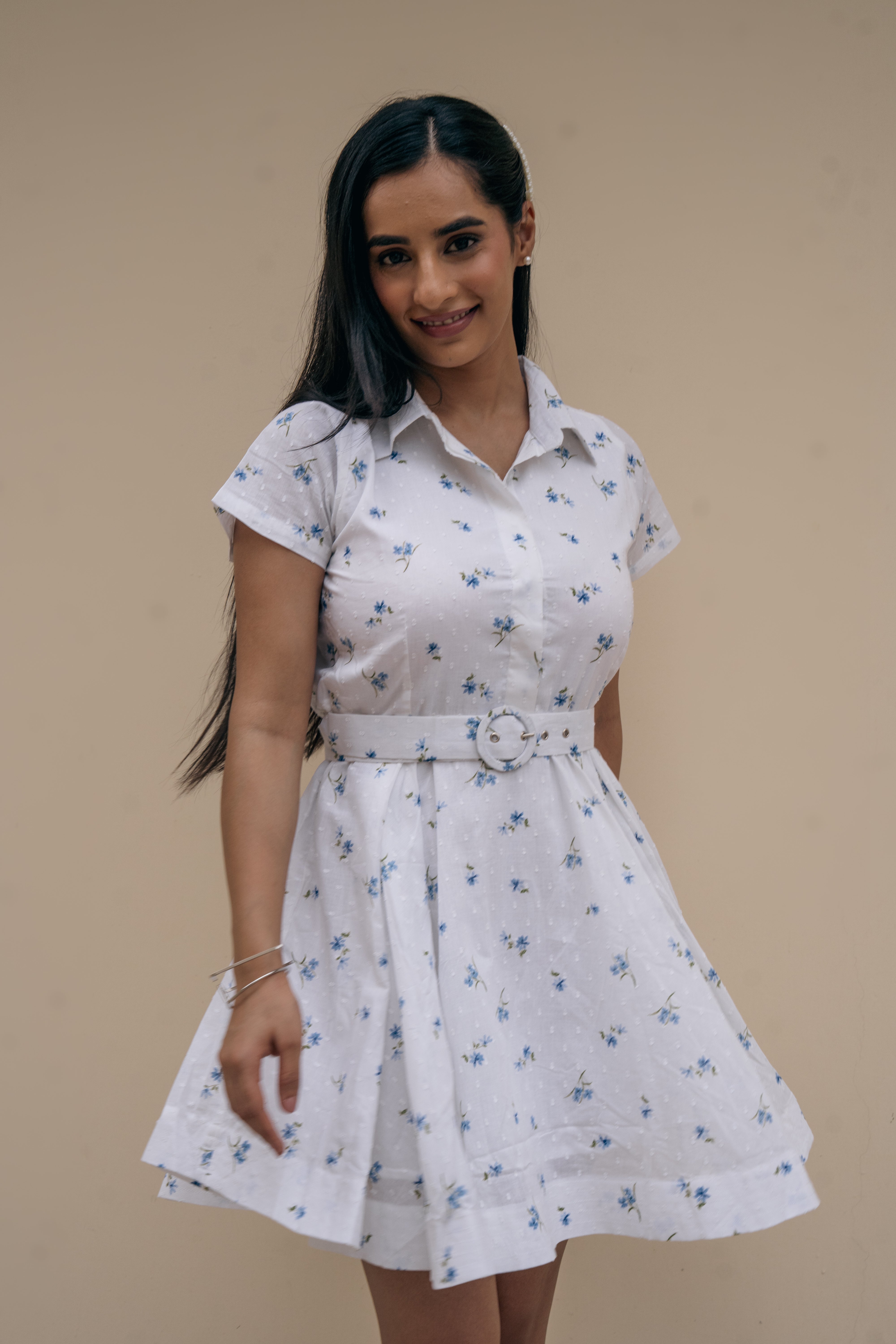 Rain on Roses Mini Dress