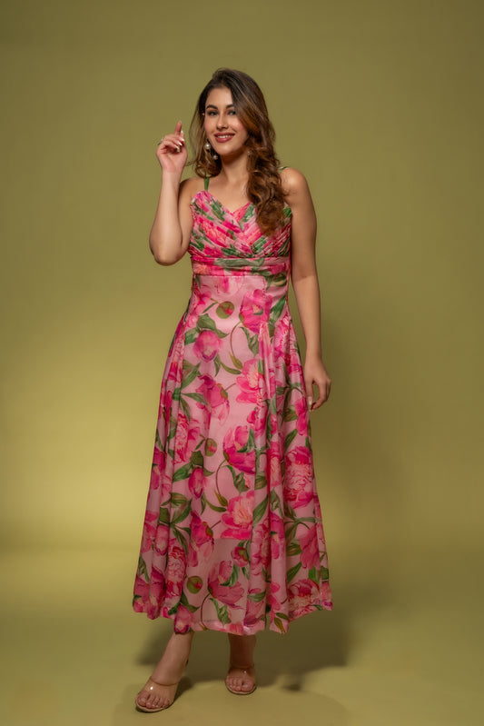 Wild Forest Maxi Dress