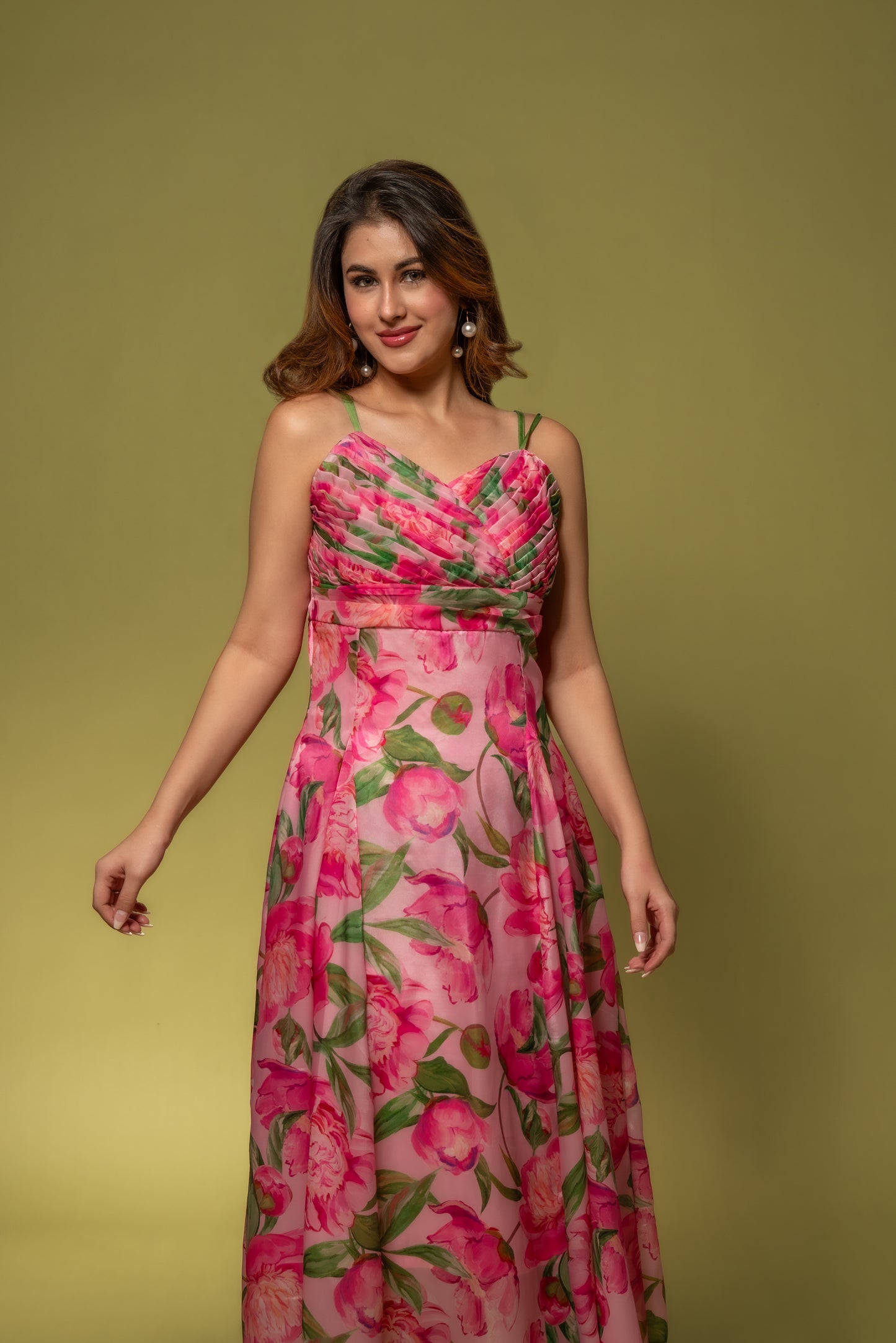 Wild Forest Maxi Dress