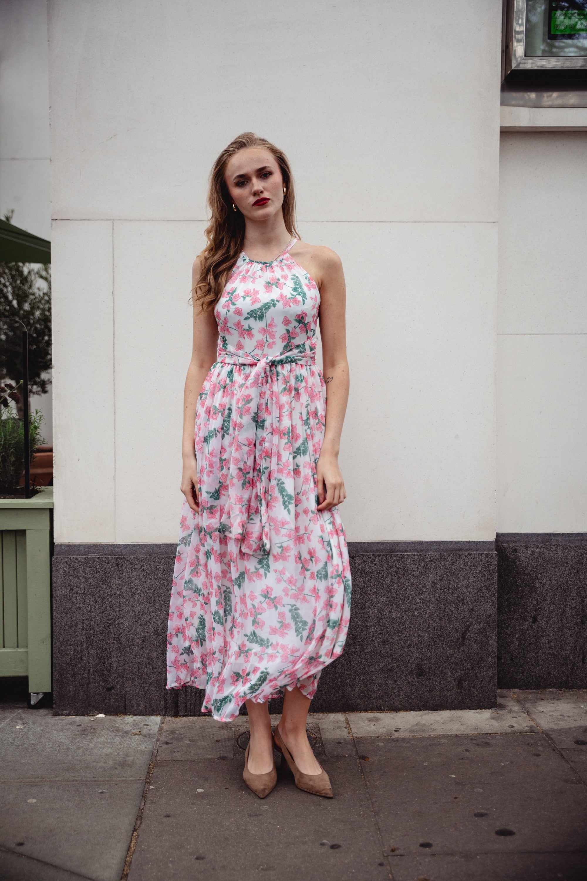 Ritu's Garden Halter Neck Dress