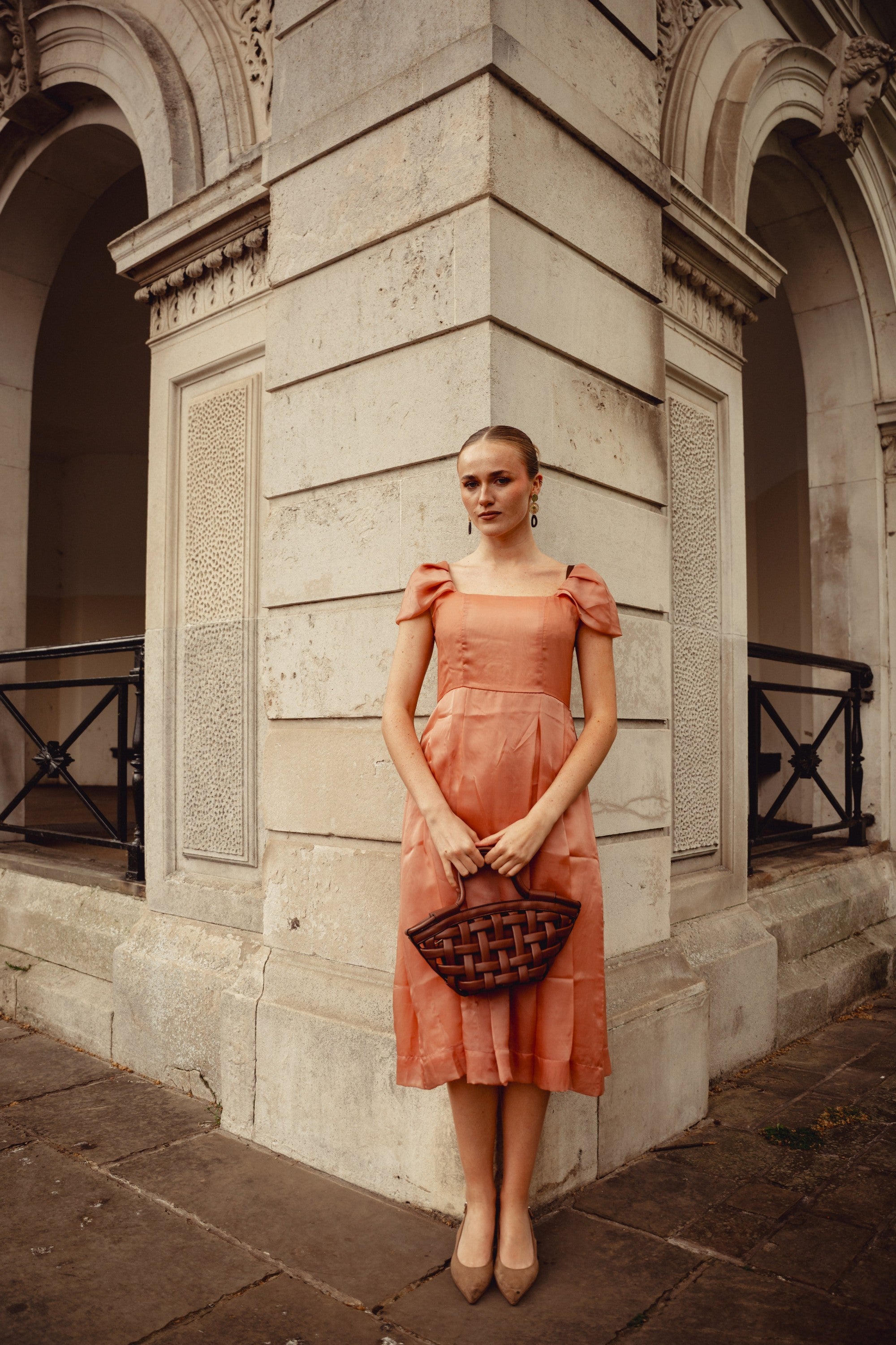 Terracotta Midi Dress