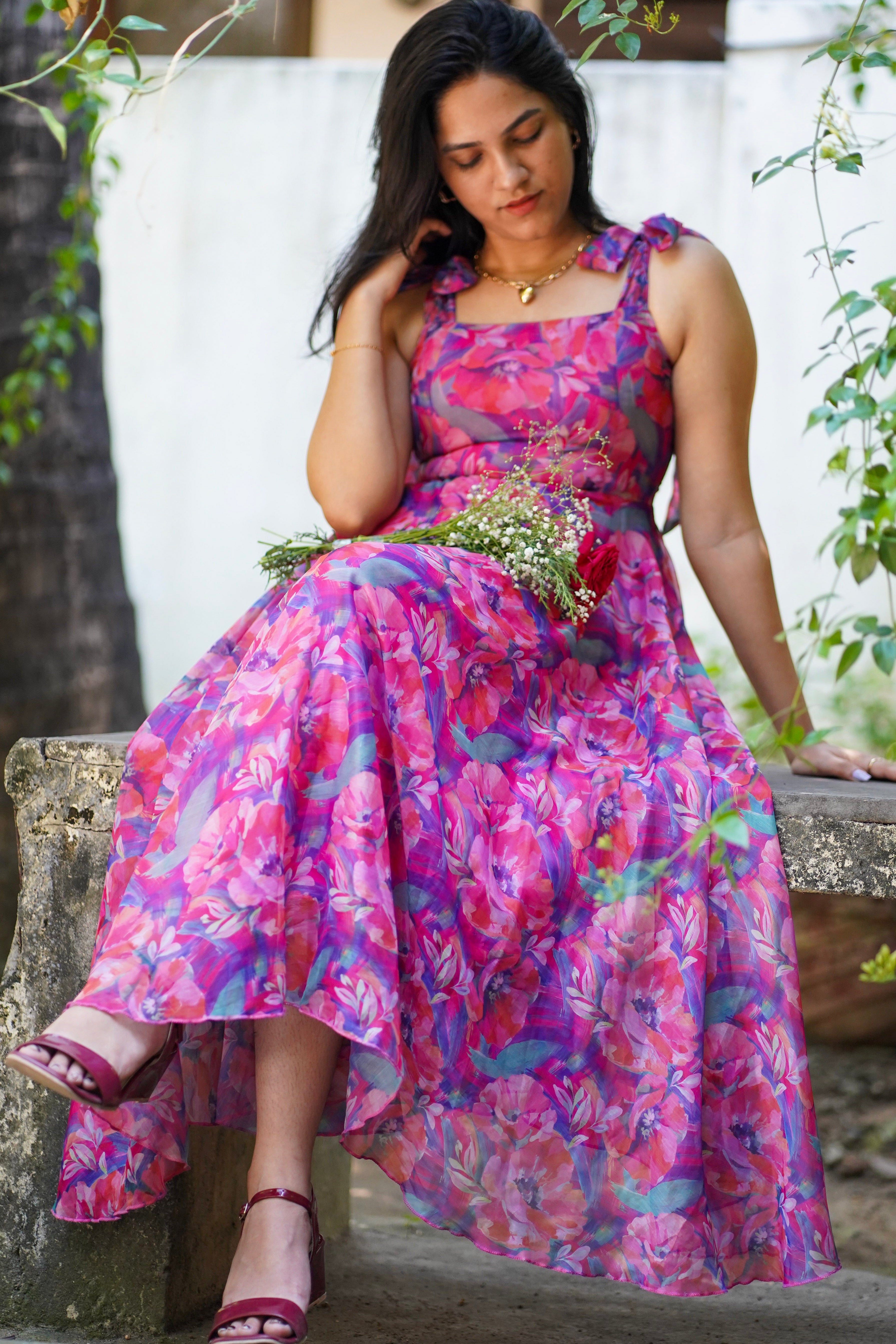 Marbella Corset Midi Dress