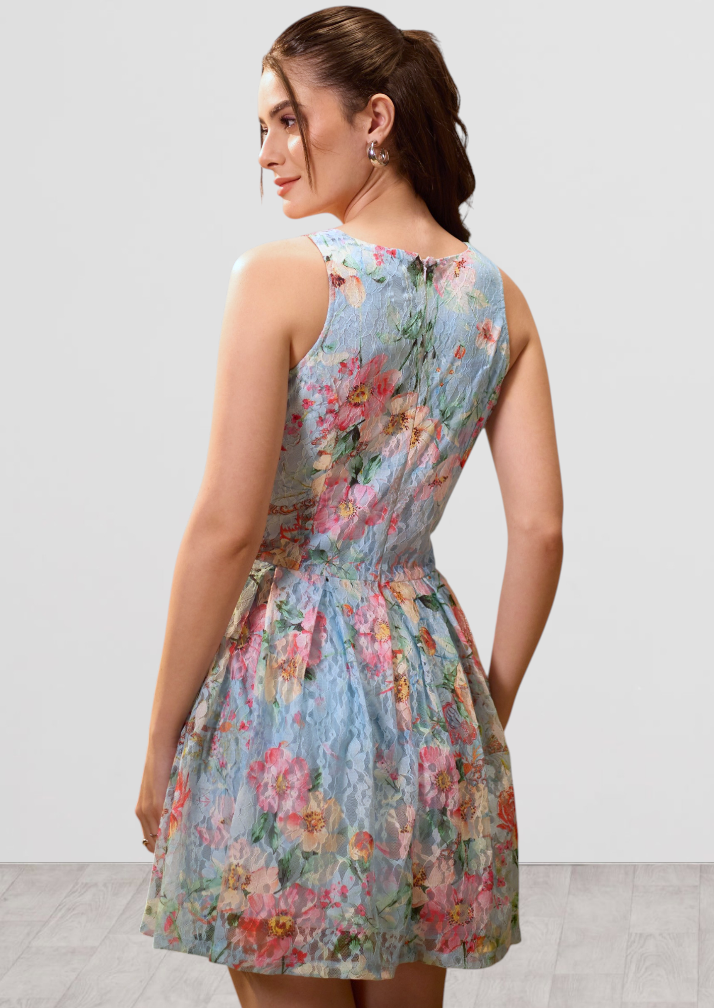 Florette Pleated Tennis Mini Dress