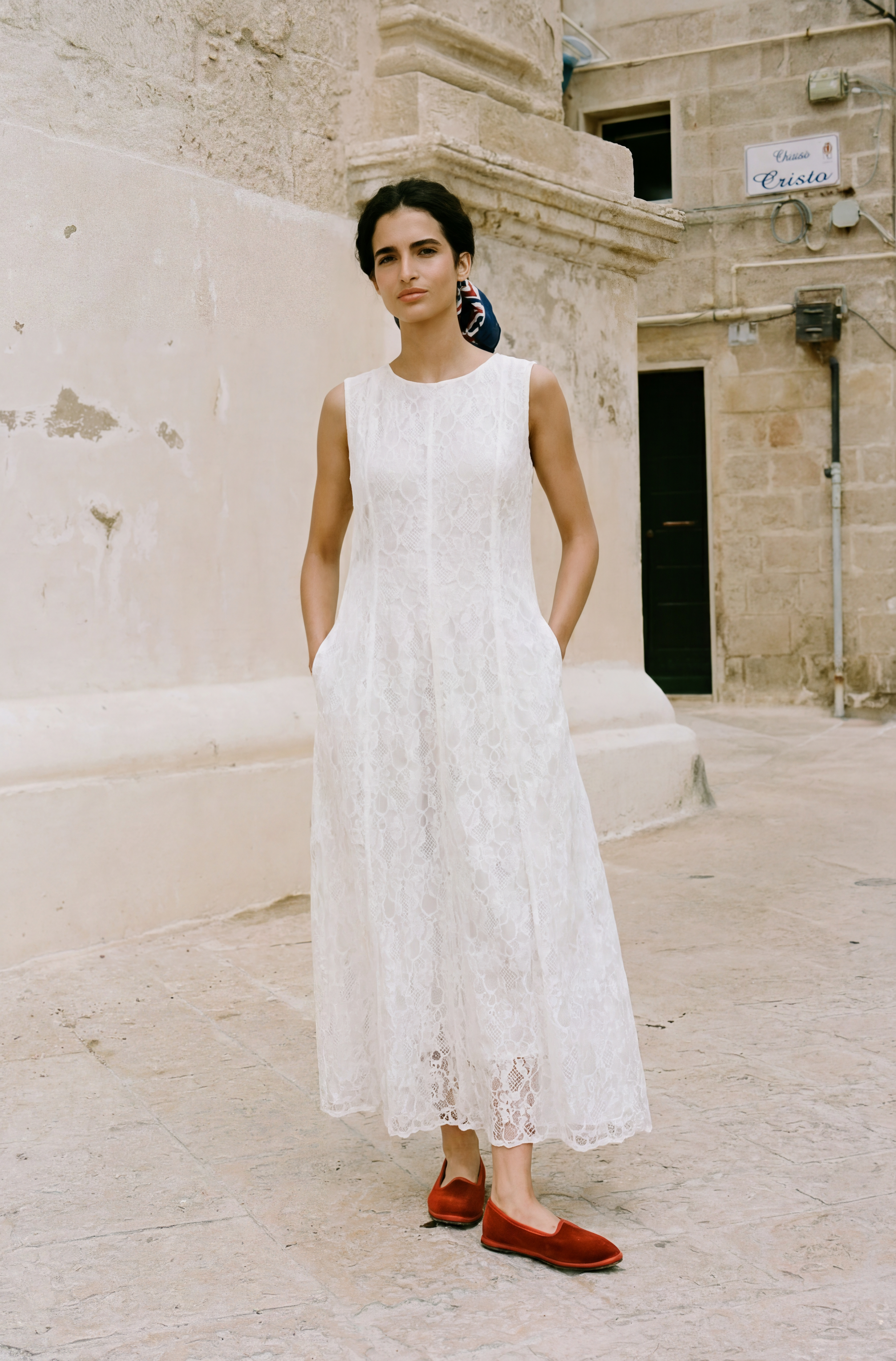 Paloma Lace Midi Dress