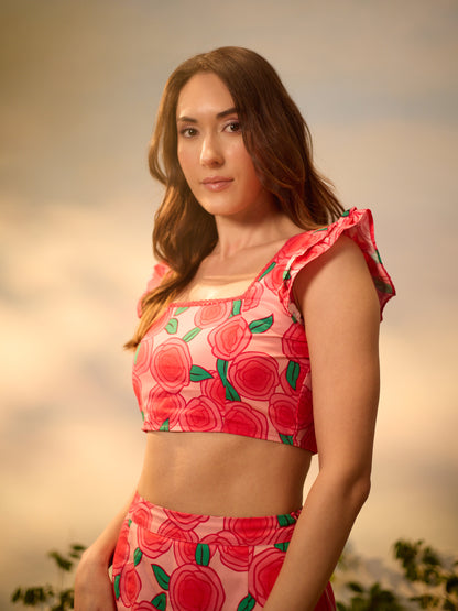 La Rose Floral Co-ord Set