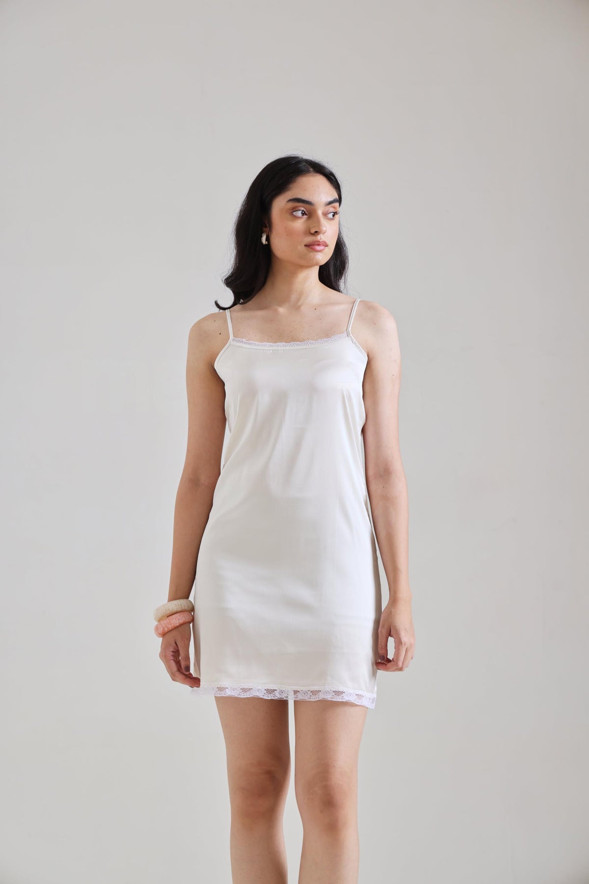 Belted Cotton Mini Dress for Women